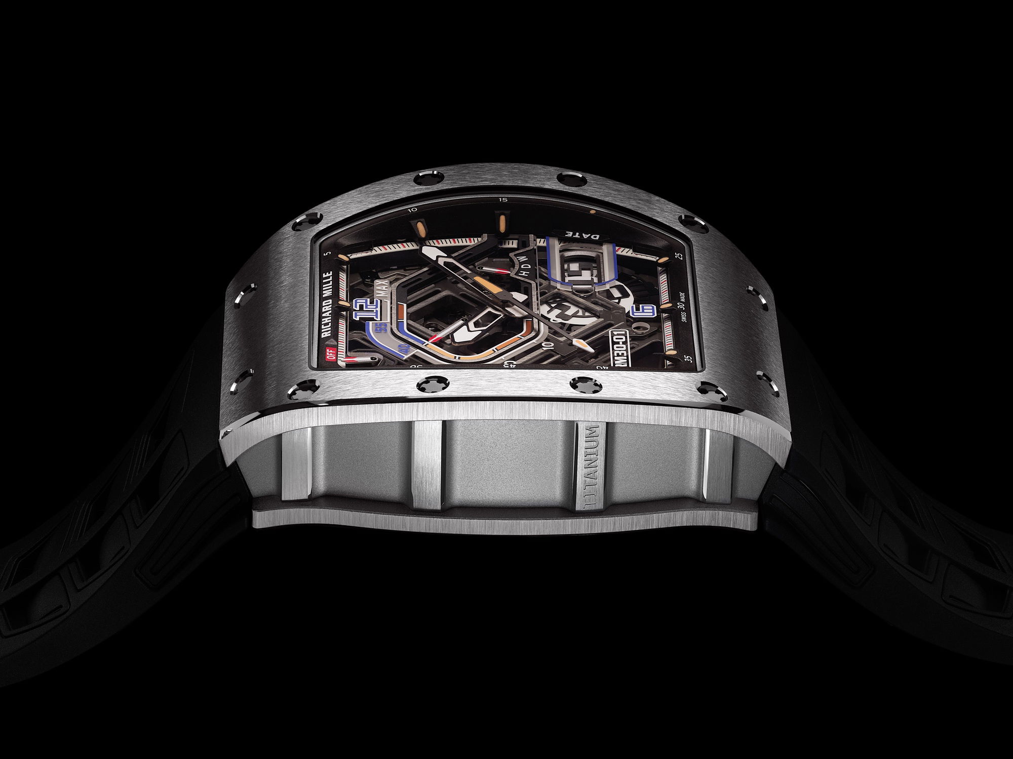 IMG_9081 Richard Mille RM 30-01 Automatic Winding with Declutchable Rotor Titanium rm-30-01 Replica 6