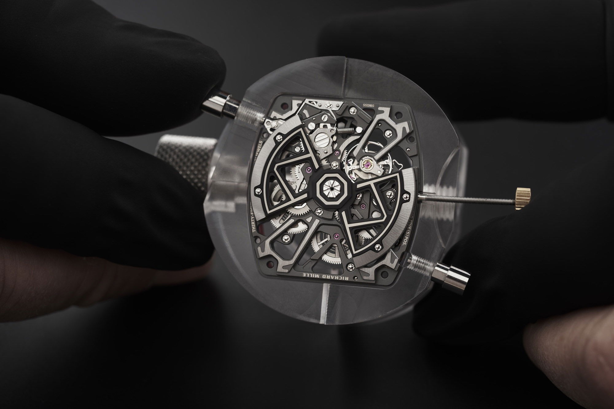 Richard Mille RM 35-03 Automatic Winding Rafael Nadal White Quartz TPT rm-35-03 Replica 6