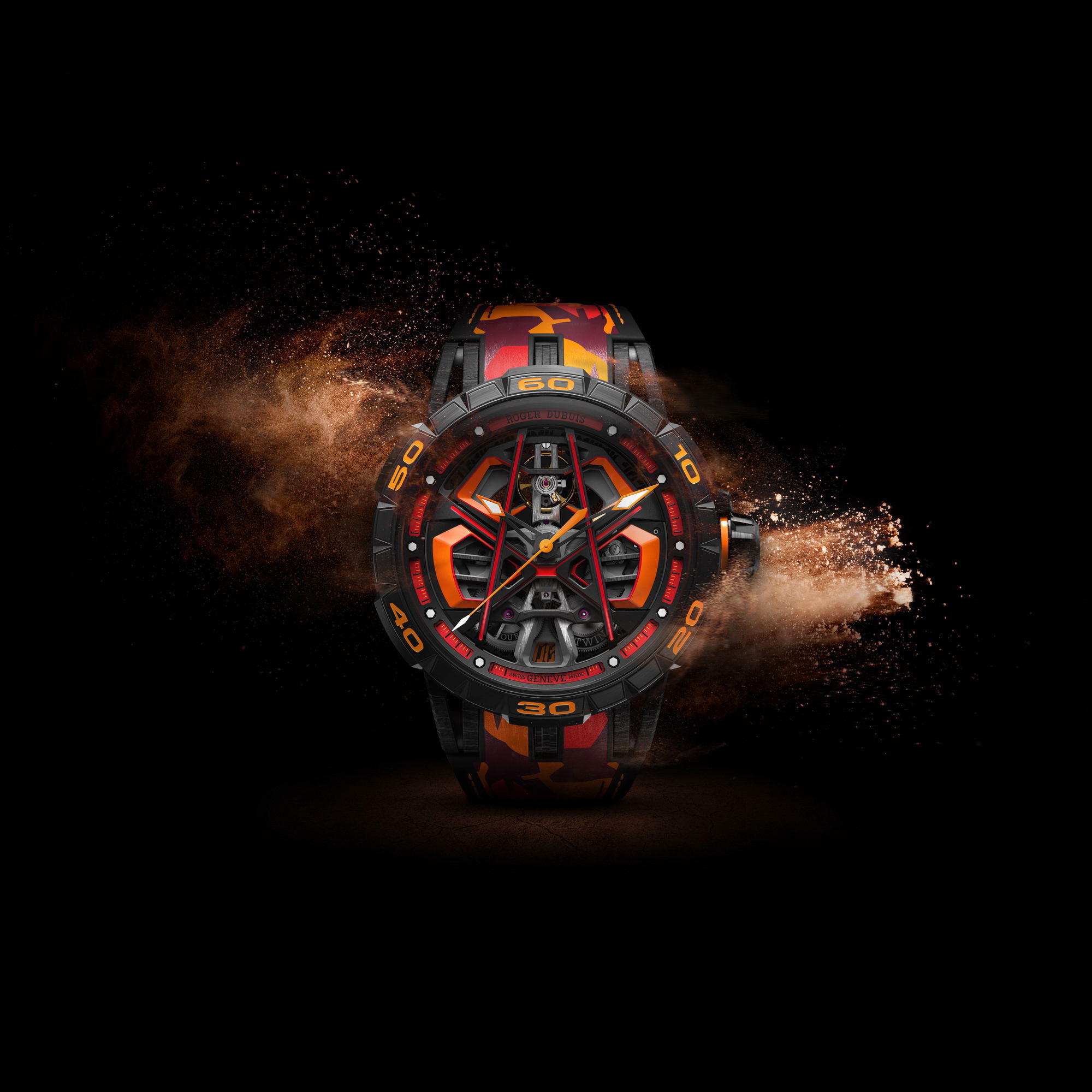 Roger Dubuis Excalibur Spider Huracan Sterrato MB RDDBEX1033 Replica 6