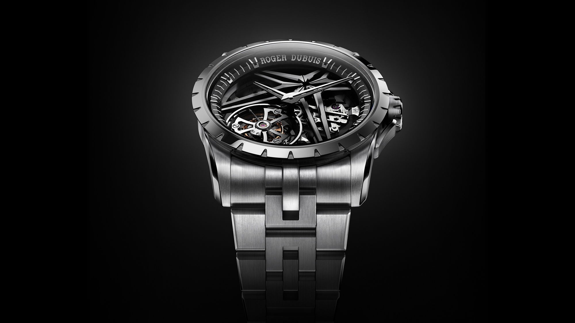 Roger Dubuis Excalibur Titanium Monotourbillon RDDBEX1112 Replica 6
