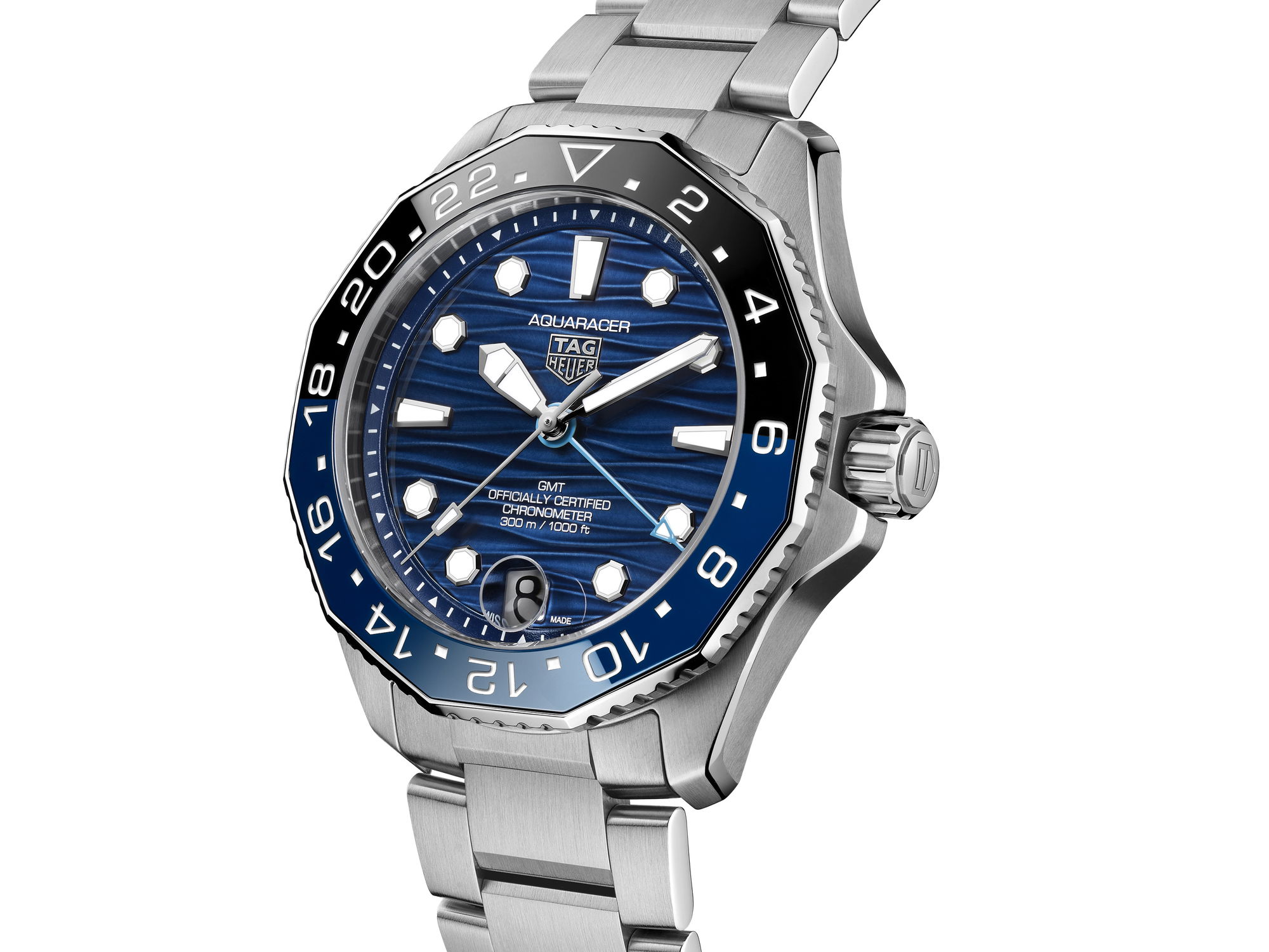 TAG Heuer Aquaracer Professional 300 GMT WBP5114.BA0013 Replica 6