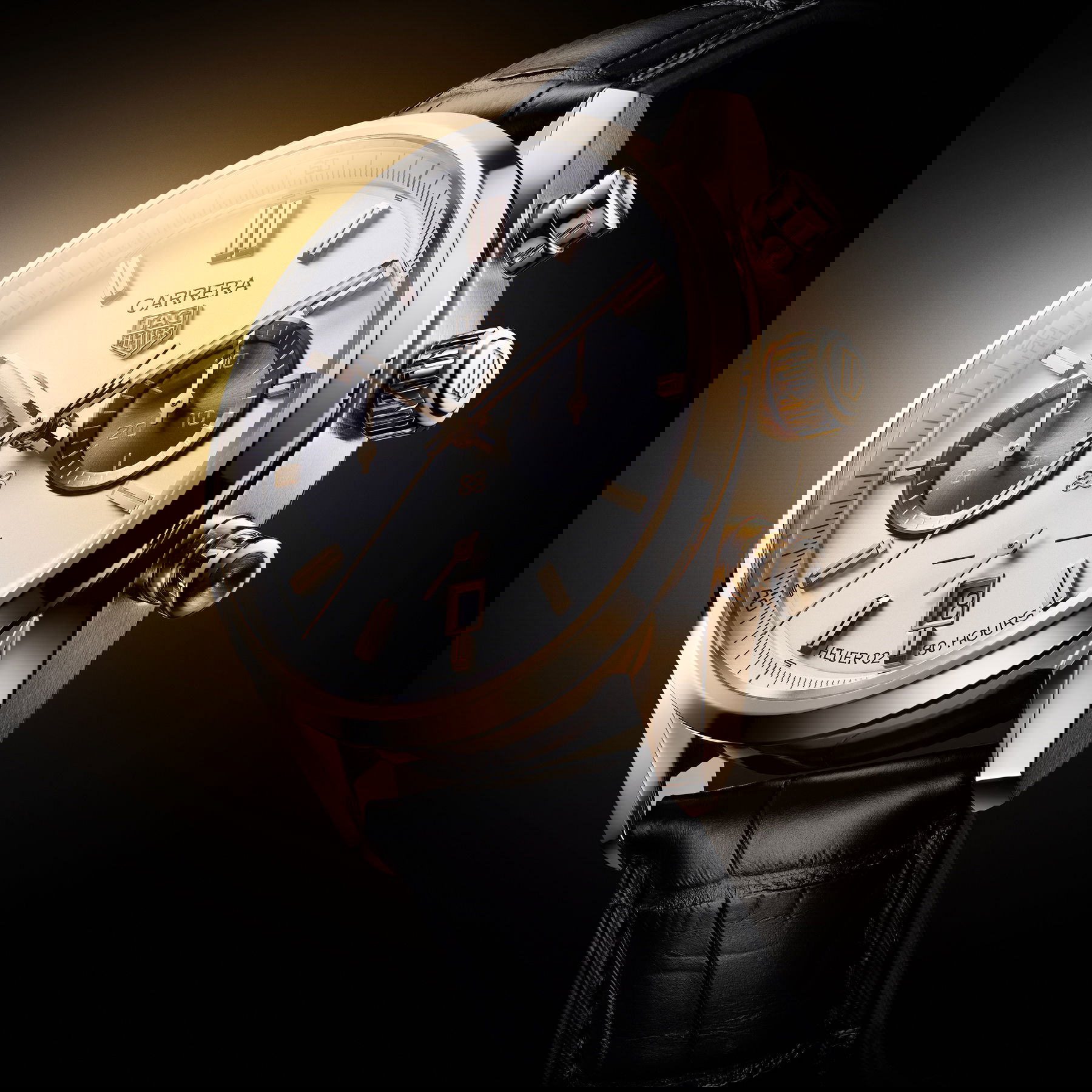 TAG Heuer Carrera Chronograph Jack Heuer Birthday Gold Limited Edition CBN2041.FC8306 Replica 6