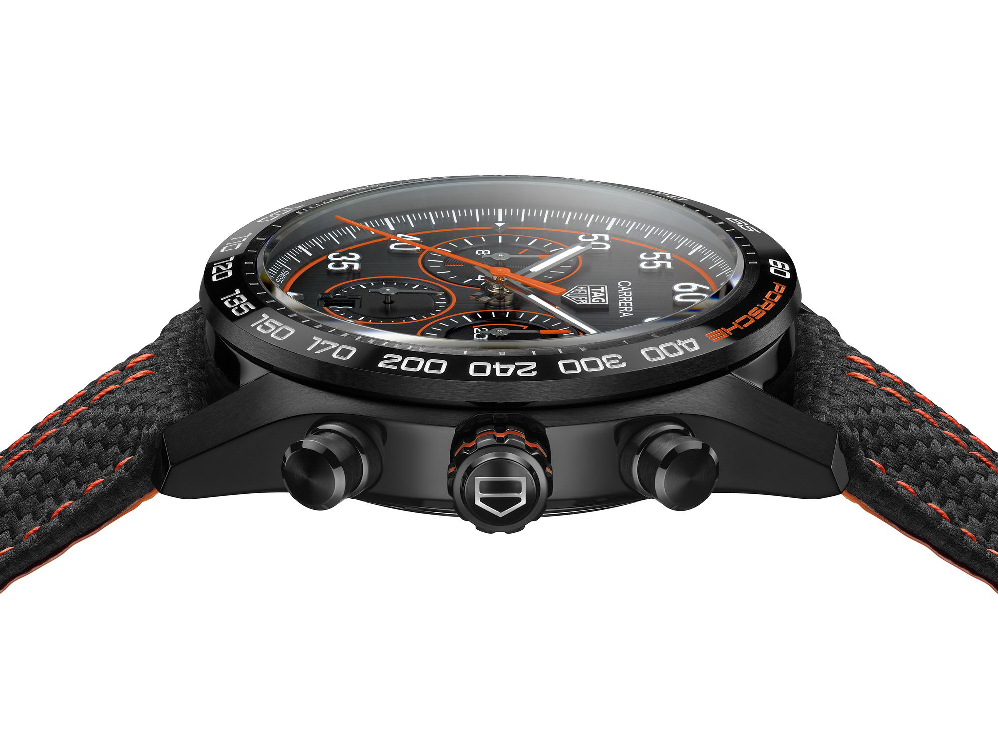 IMG_9081 TAG Heuer Carrera Chronograph X Porsche Orange Racing CBN2A1M.FC6526 Replica 6