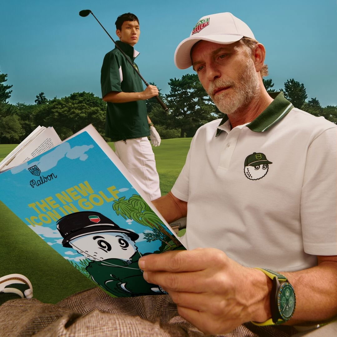 TAG Heuer Connected Calibre E4 45MM X Malbon Golf Edition SBR8A85.EB0338 Replica 6