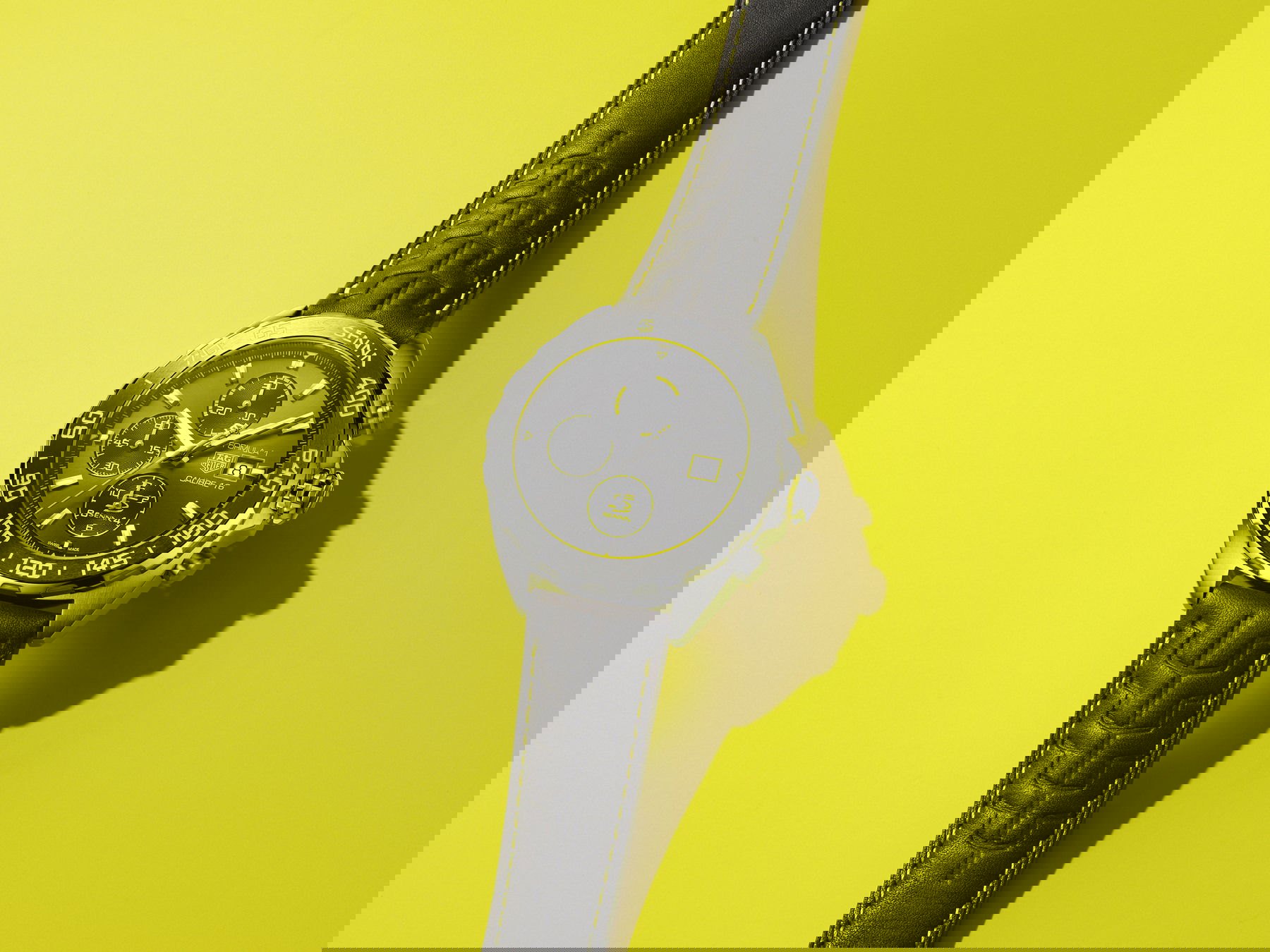 TAG Heuer Formula 1 Automatic Chronograph Senna Special Edition CAZ201B.FC6487 Replica 6