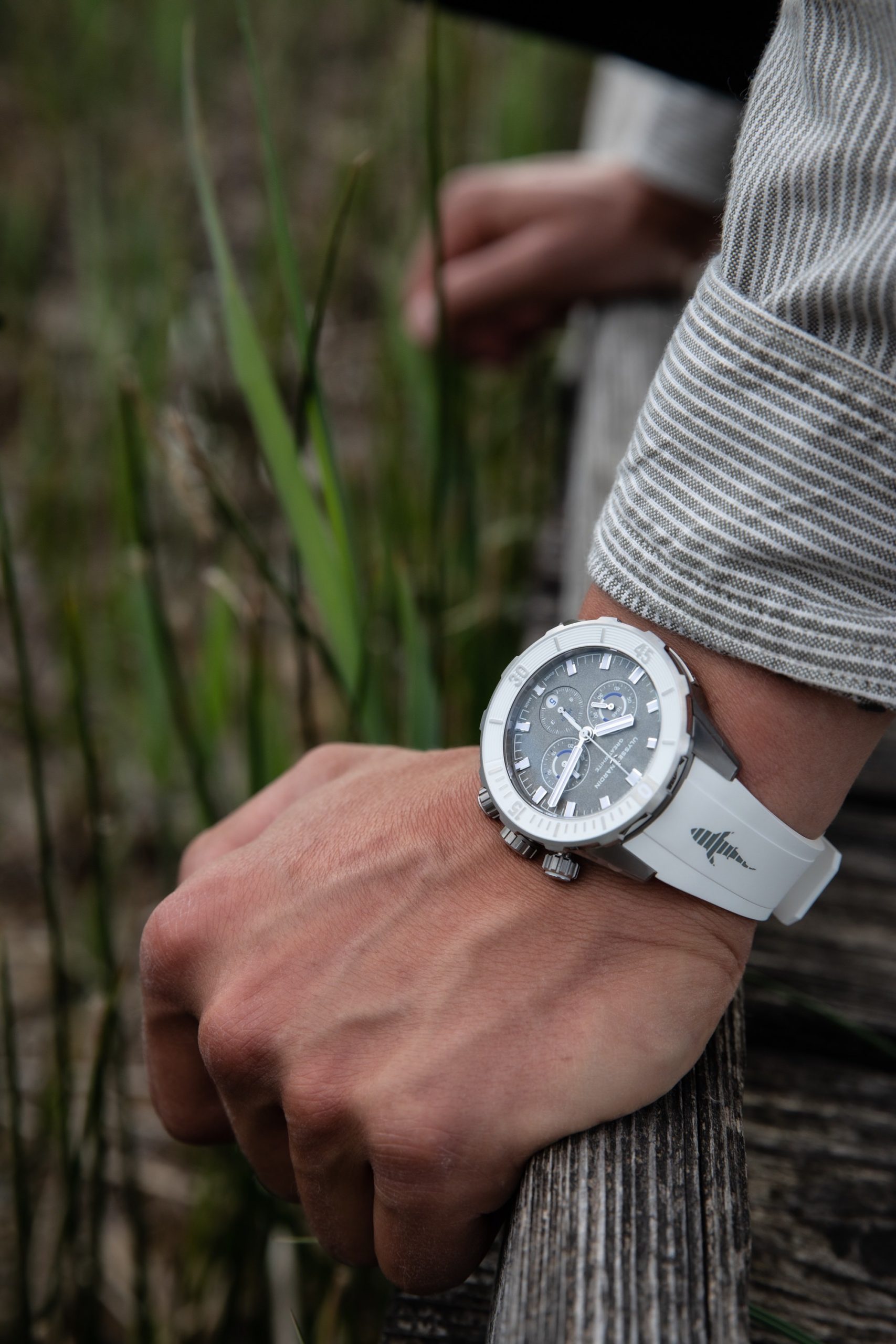 IMG_9081 Ulysse Nardin Diver Chronograph “Great White” 1503-170LE-1A-GW/3A Replica 6