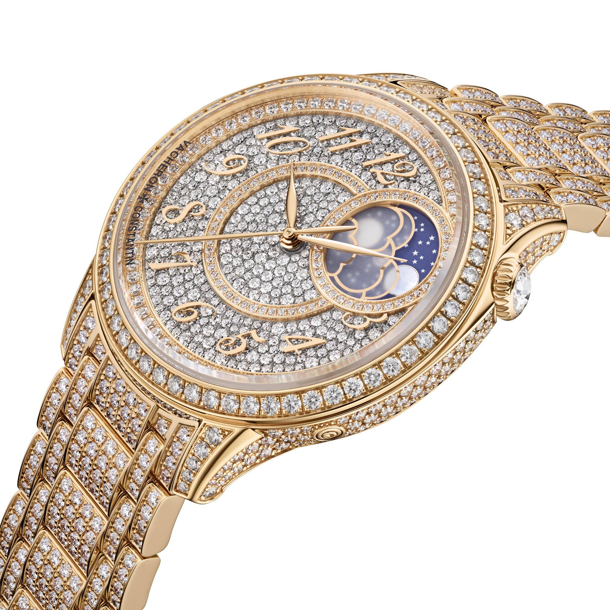 Vacheron Constantin egerie Moon Phase Jewellery 8016F/127R-B977 Replica 6