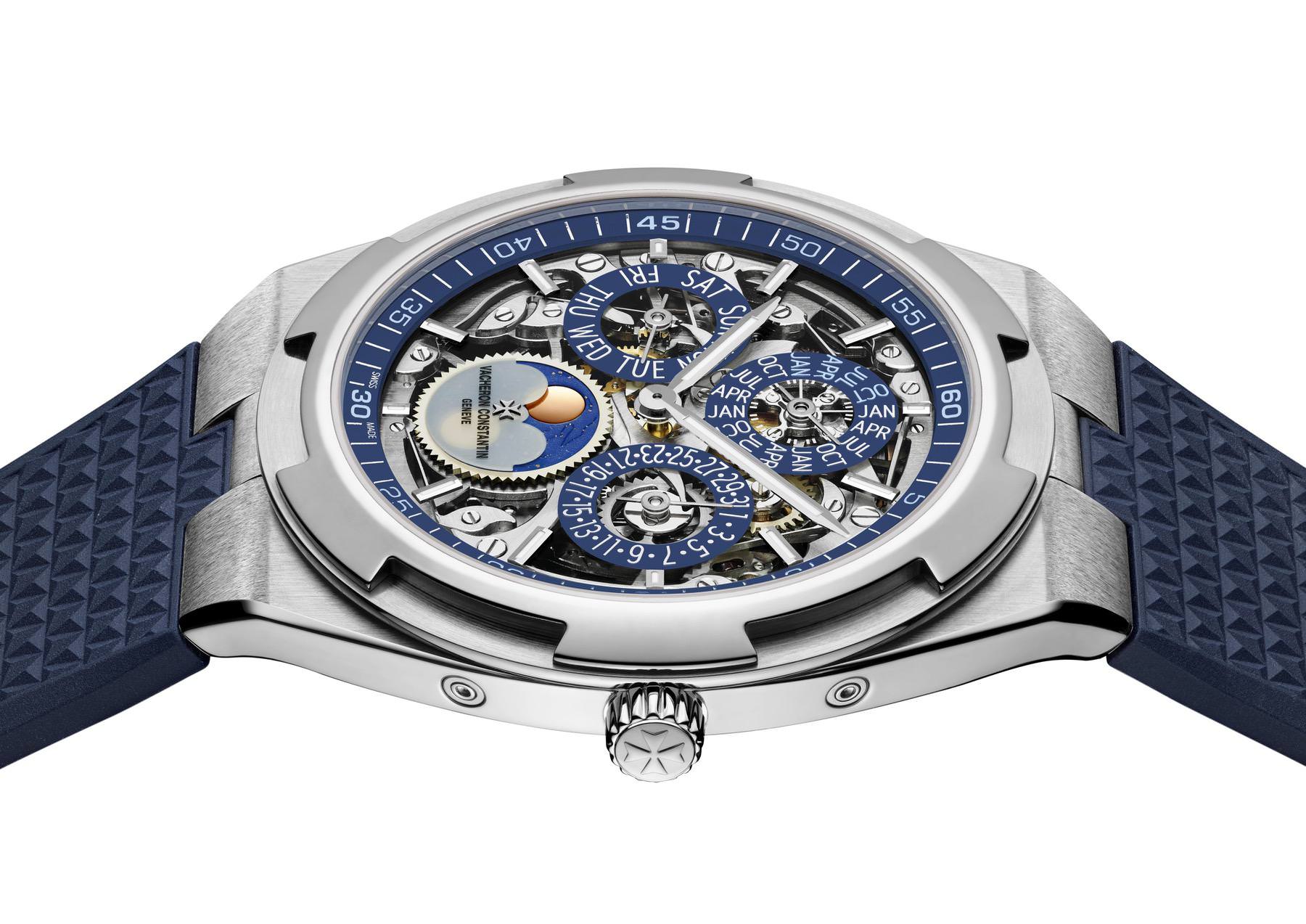 Vacheron Constantin Overseas Perpetual Calendar Ultra-Thin Skeleton 4300V/120G-B946 Replica 6