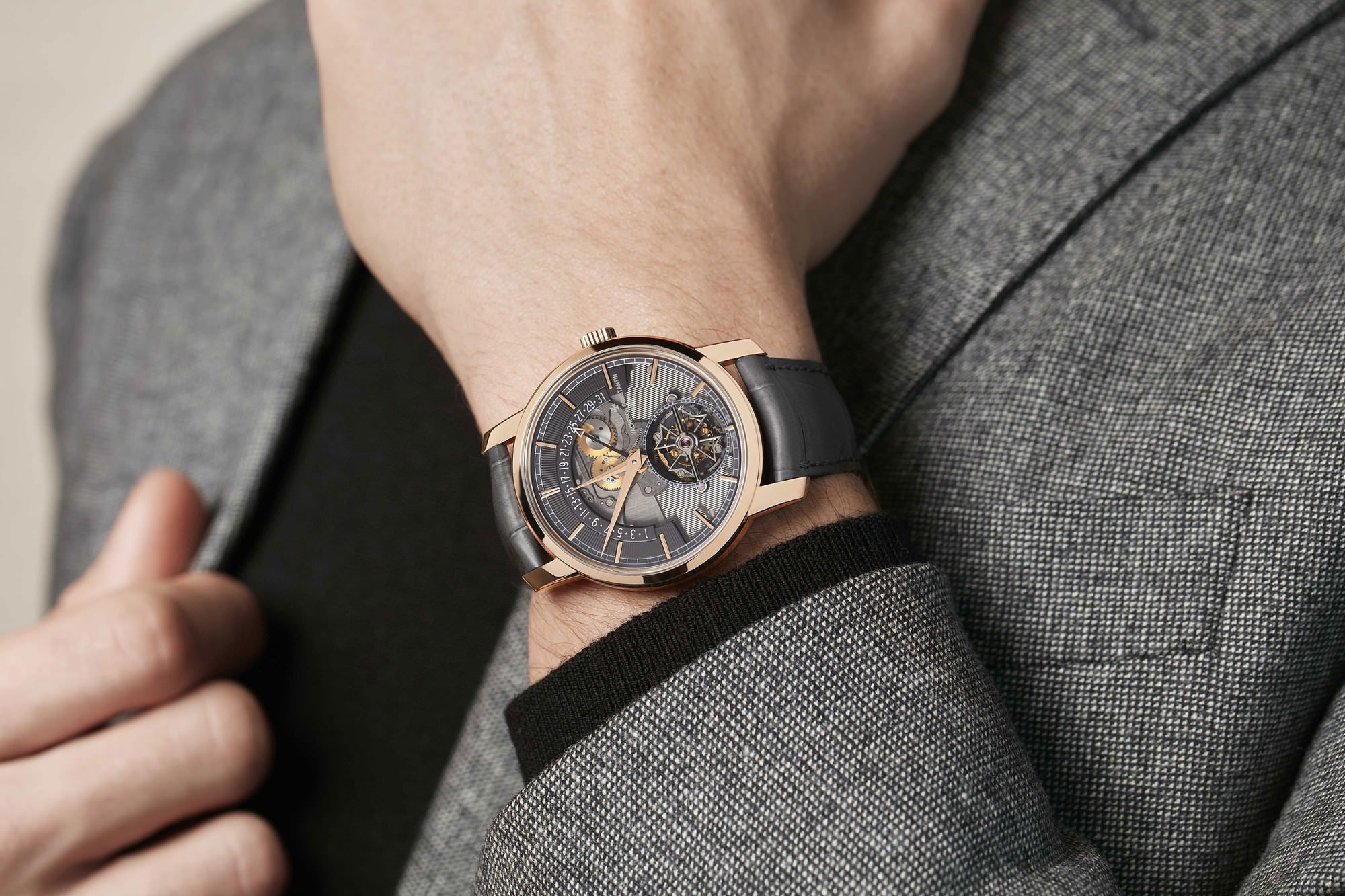 Vacheron Constantin Traditionnelle Tourbillon Retrograde Date Openface 6010T/000R-B638 Replica 6