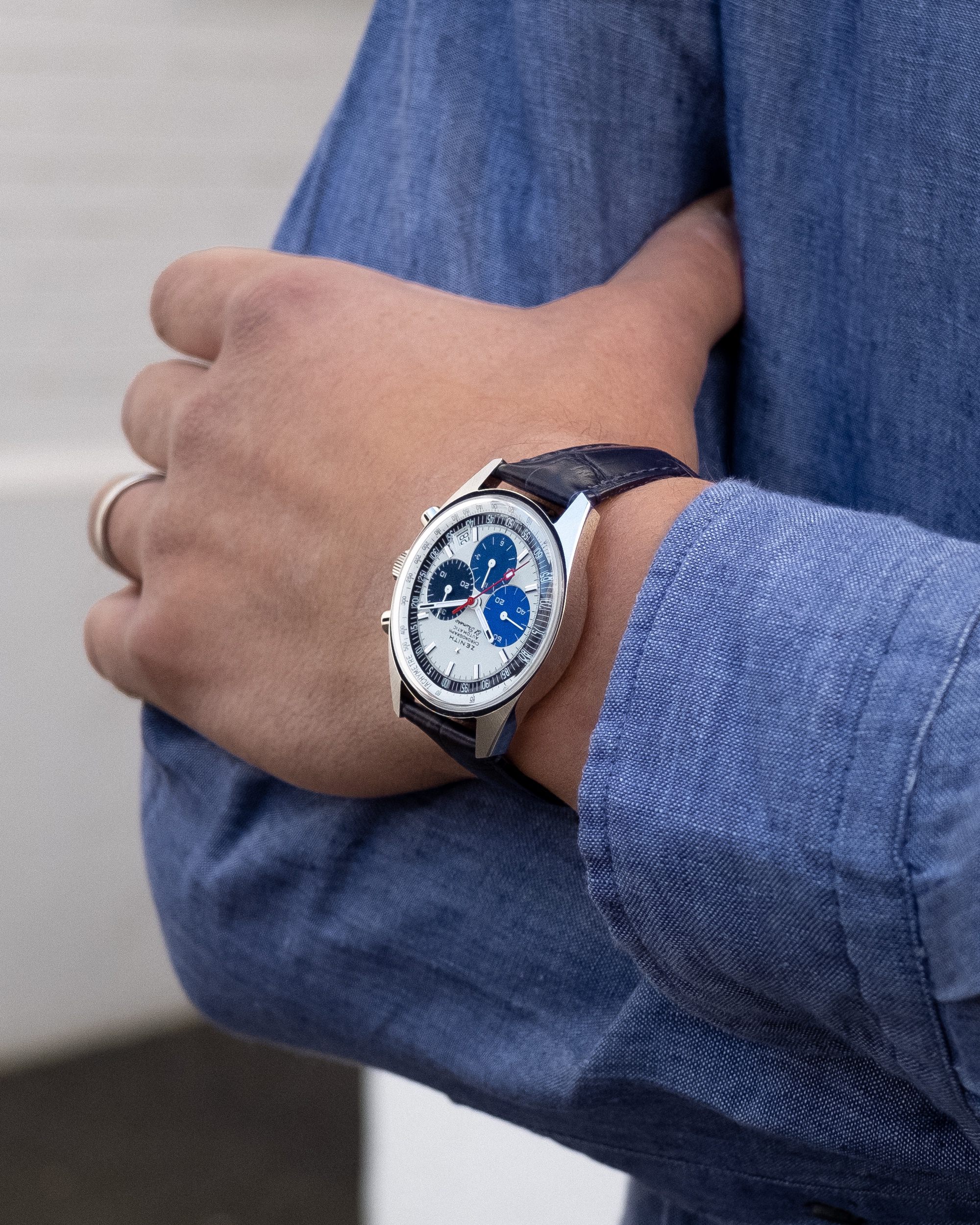 IMG_9081 Zenith Chronomaster Revival A386 Manufacture Edition 03.Z386.400/60.C843 Replica 6