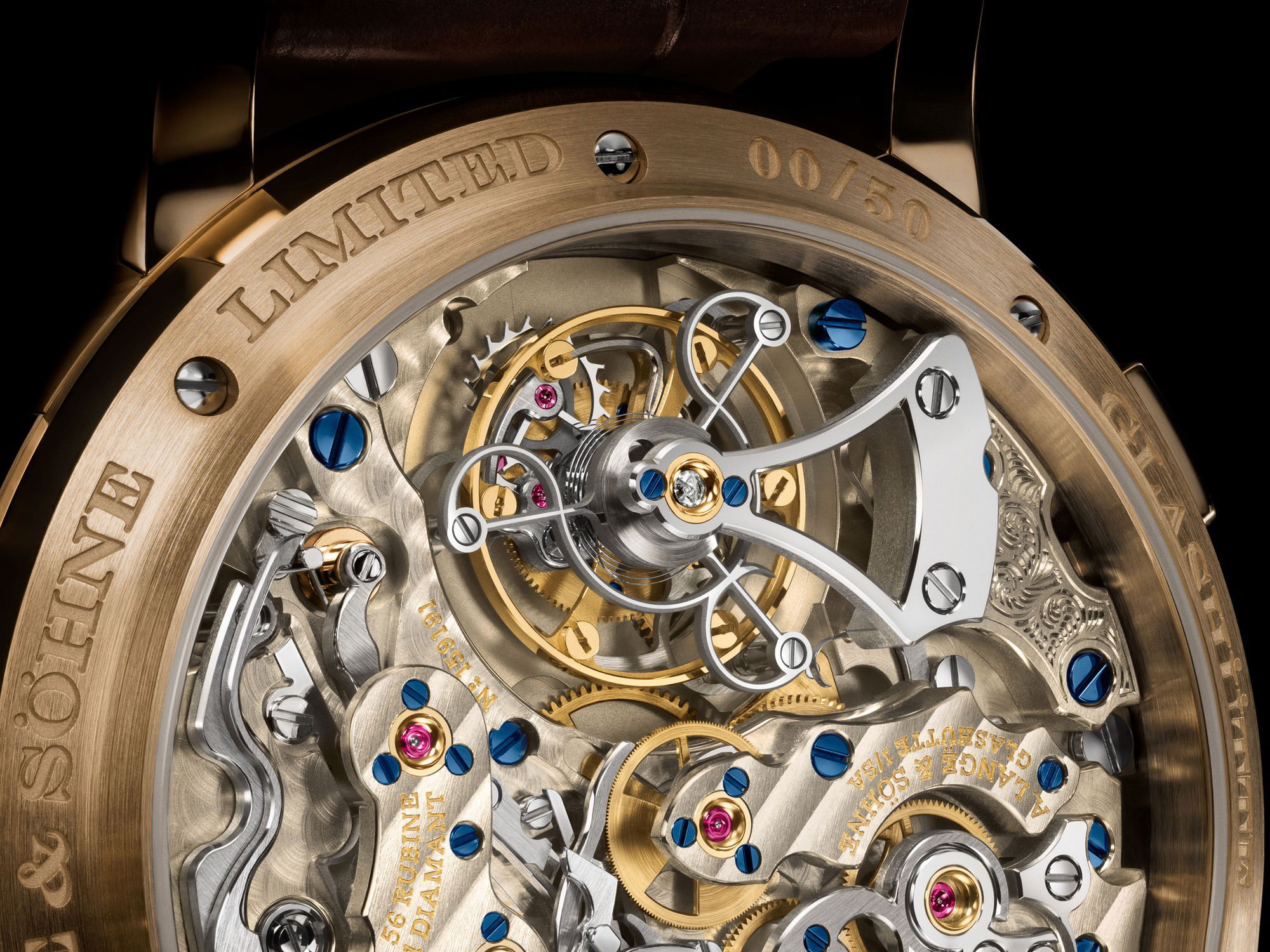IMG_9081 A.Lange & Sohne Datograph Perpetual Tourbillon Honeygold “Lumen” 740.055FE Replica 7