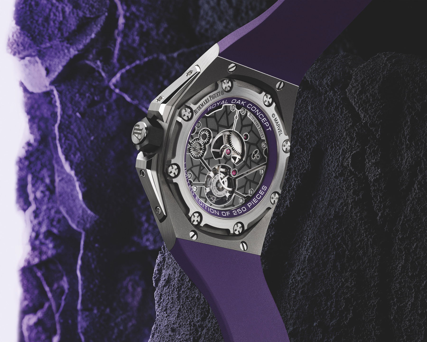 Audemars Piguet Royal Oak Concept Black Panther Flying Tourbillon 26620IO.OO.D077CA.01 Replica 7