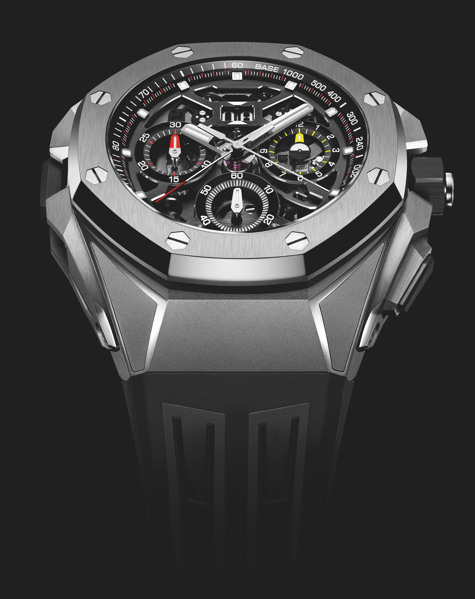 IMG_9081 Audemars Piguet Royal Oak Concept Split-Seconds Chronograph GMT Large Date 26650TI.OO.D013CA.01 Replica 7