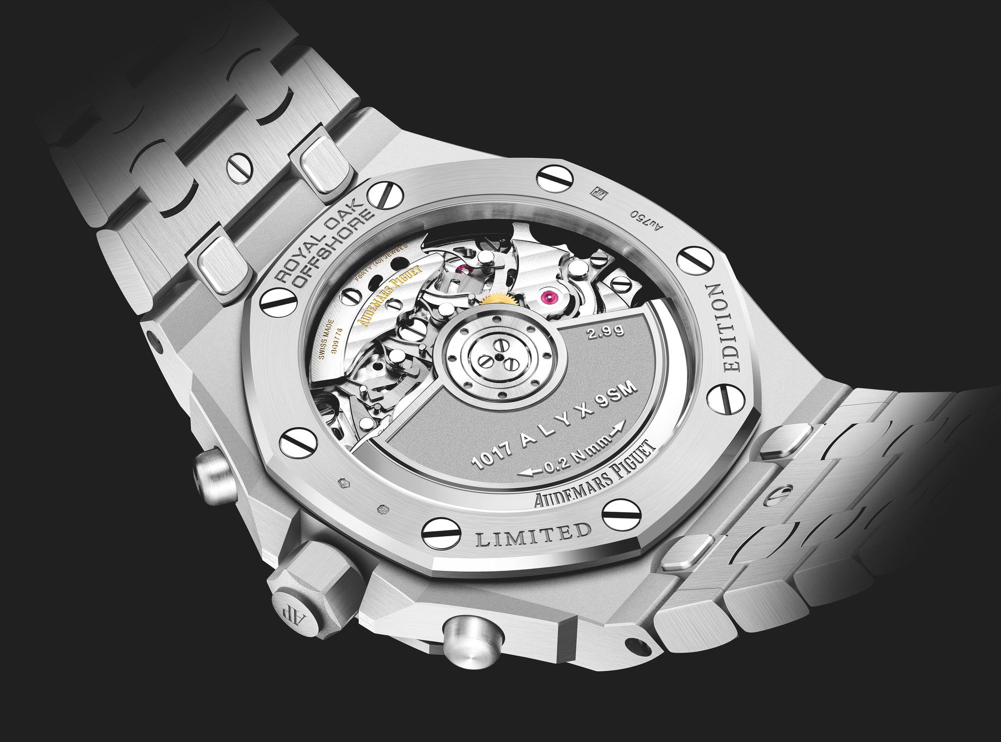 Audemars Piguet Royal Oak Offshore Selfwinding Chronograph 1017 ALYX 9SM 26238BC.OO.2000BC.01 Replica 7