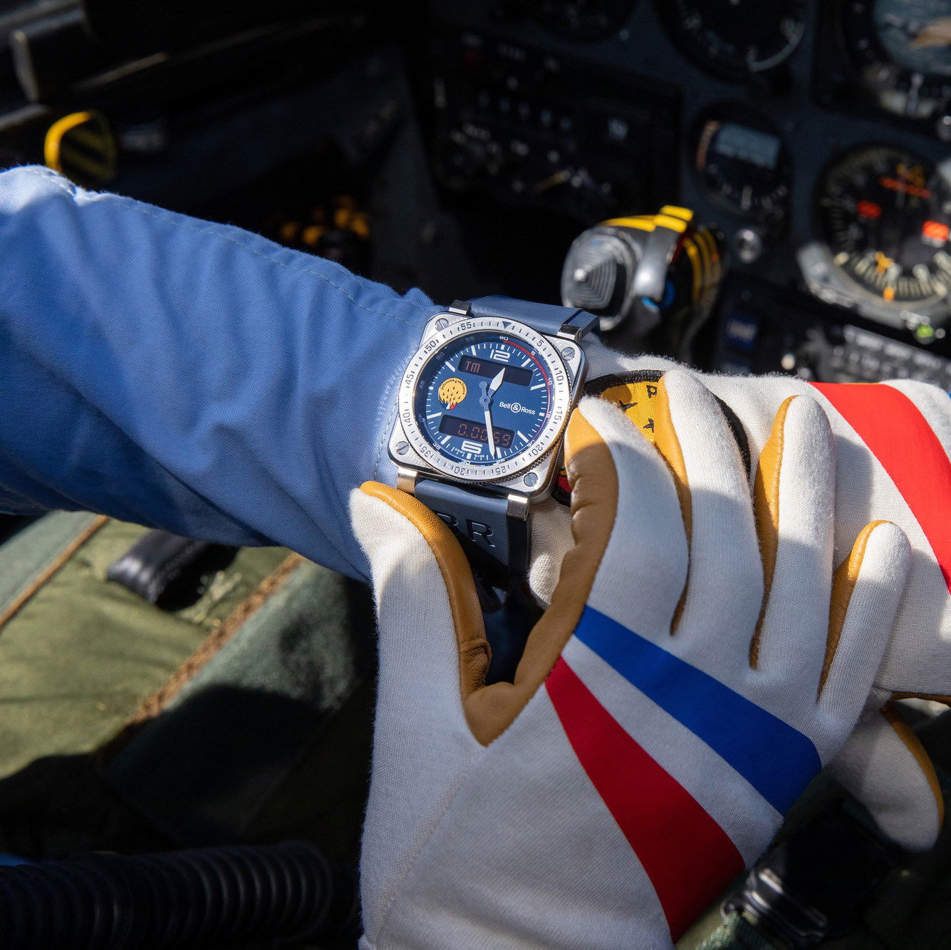 Bell & Ross BR 03 Type A Patrouille de France BR03AD-BBR-ST/SRB Replica 7