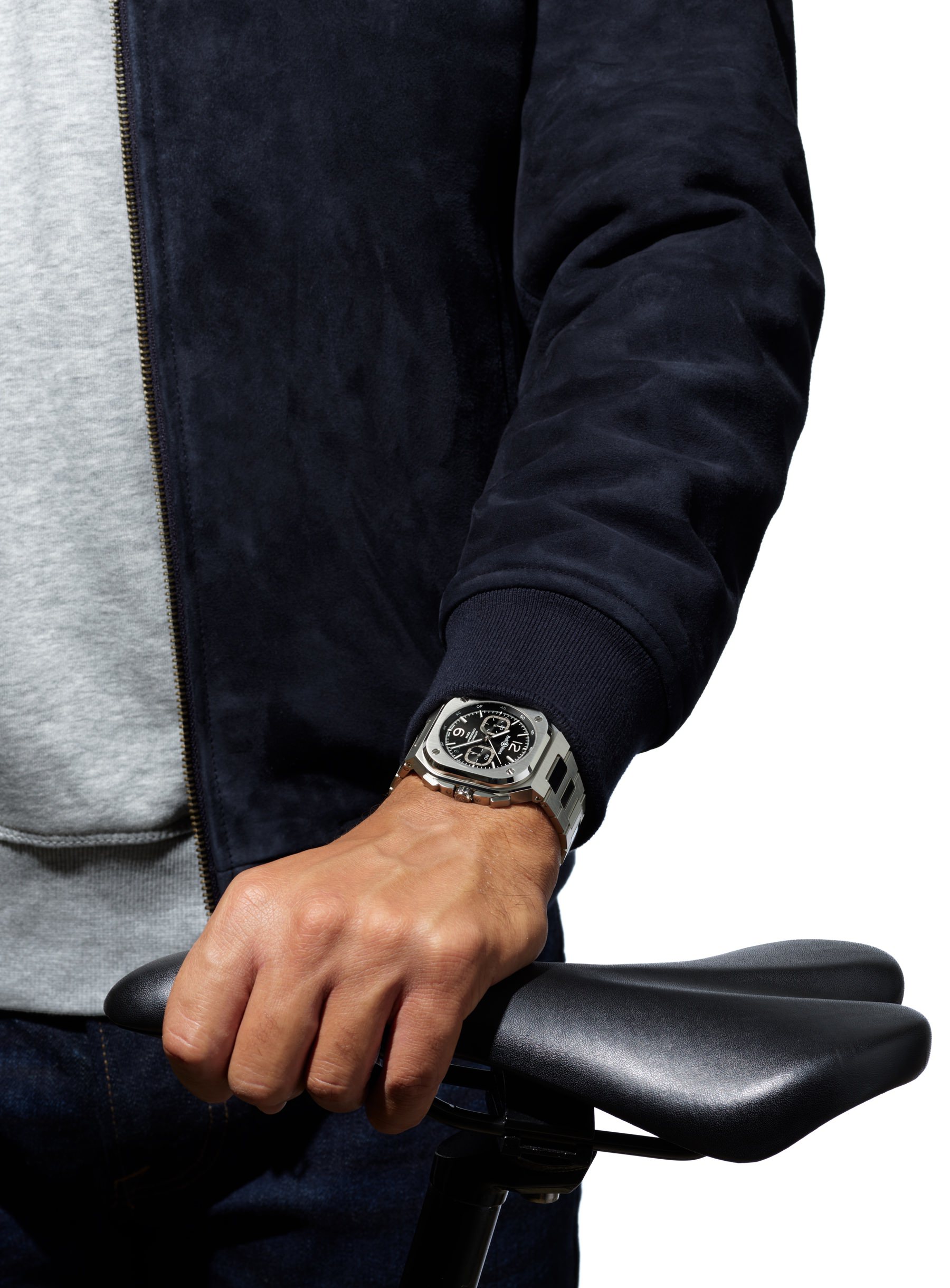 IMG_9081 Bell & Ross BR 05 Chrono Black Steel BR05C-BL-ST/SST Replica 7