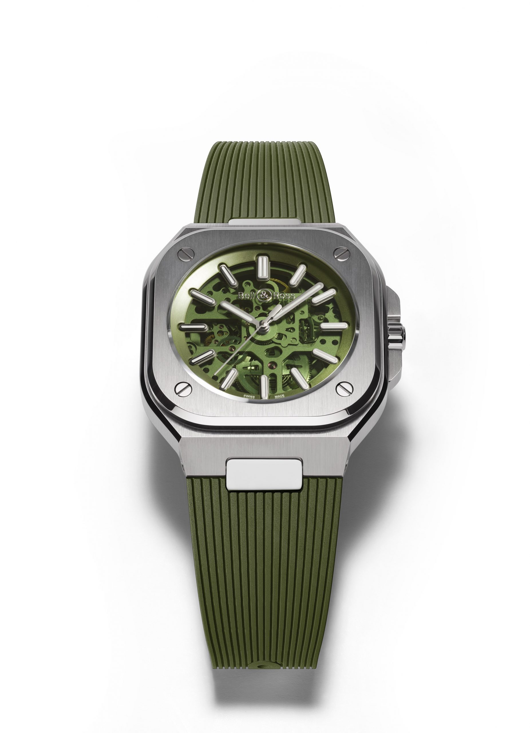 IMG_9081 Bell & Ross BR 05 Skeleton Green BR05A-GN-SKST/SRB Replica 7