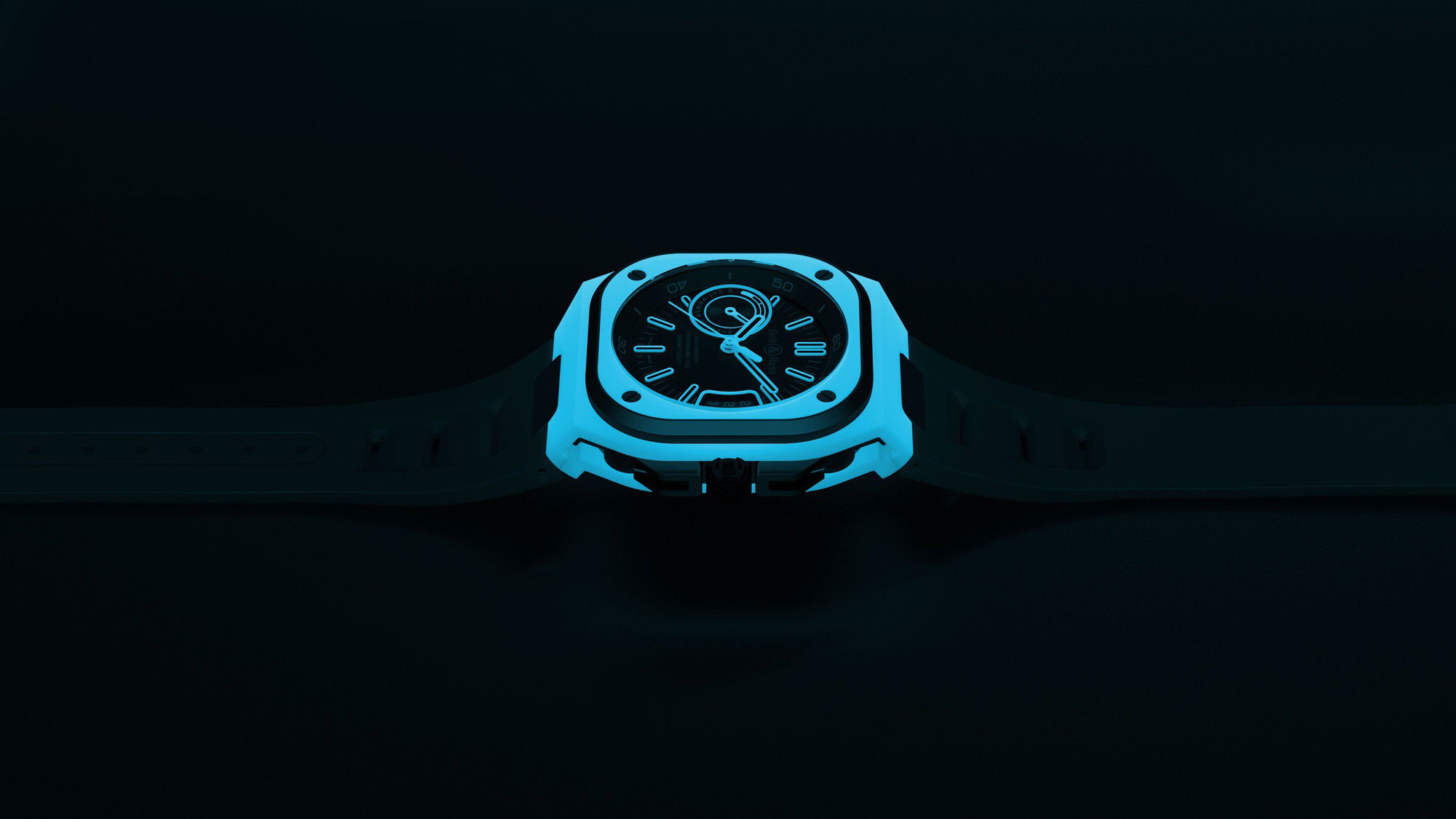 Bell & Ross BR-X5 Blue Lum BRX5R-BLUM-TC/SRB Replica 7