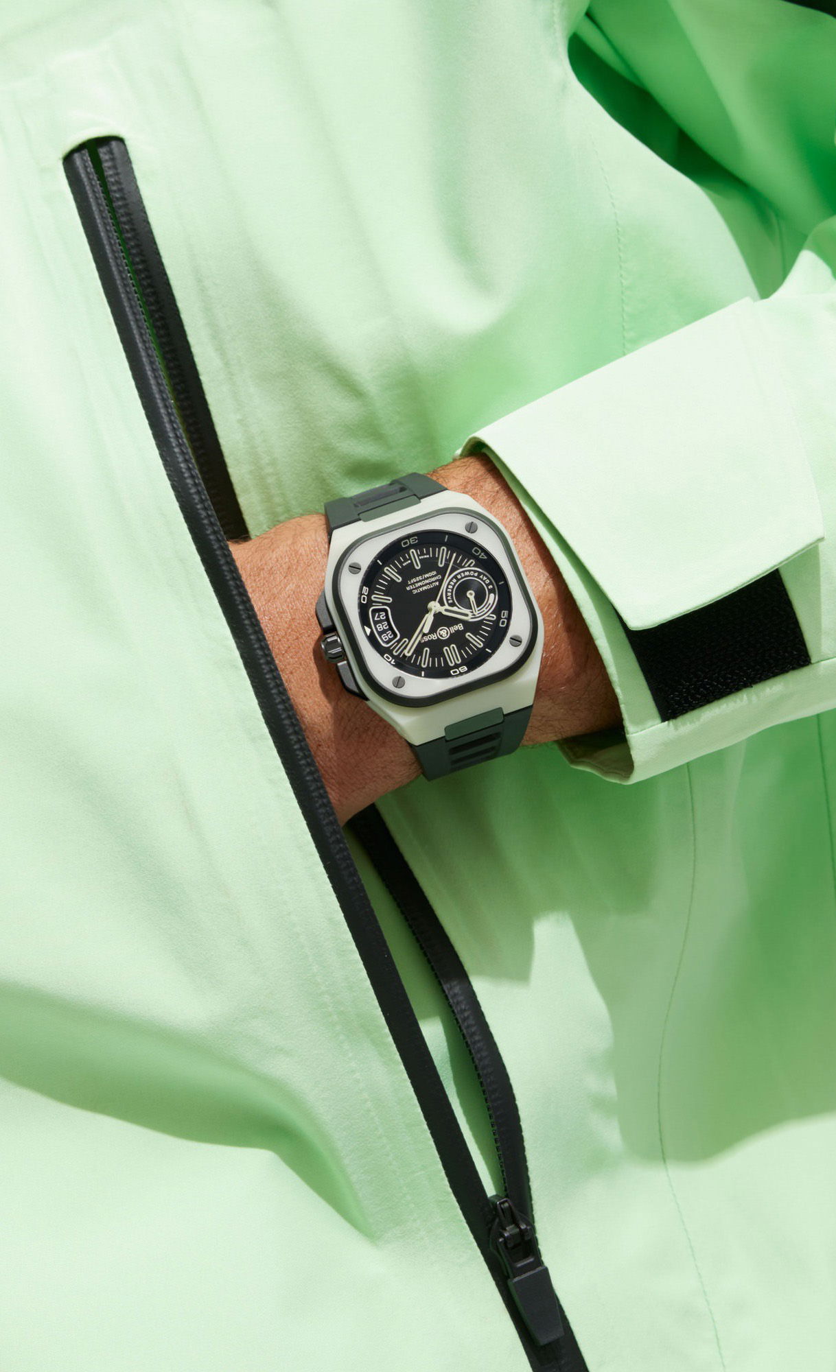 Bell & Ross BR-X5 Green Lum BRX5R-LUM-TC/SRB Replica 7