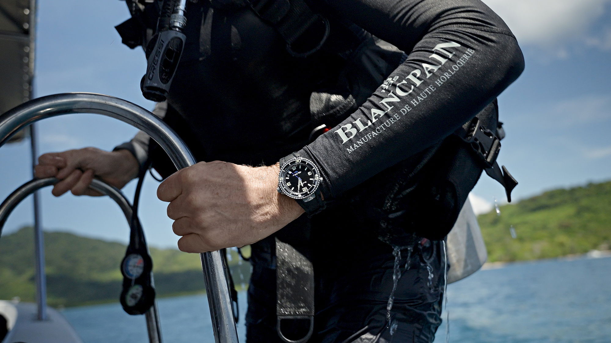 IMG_9081 Blancpain Fifty Fathoms Tech – Ocean Commitment IV 5029A-12B30-64A Replica 7