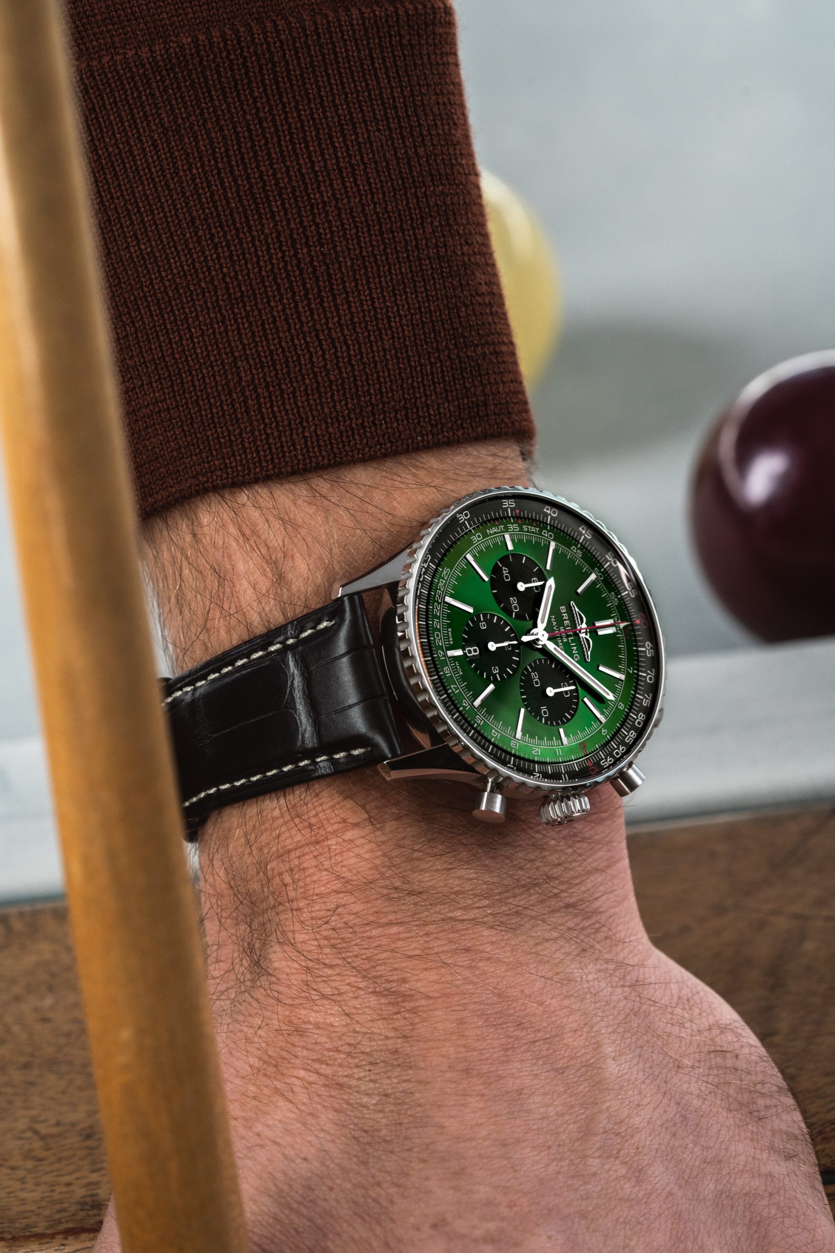 IMG_9081 Breitling Navitimer B01 Chronograph 46 AB0137241L1P1 Replica 7