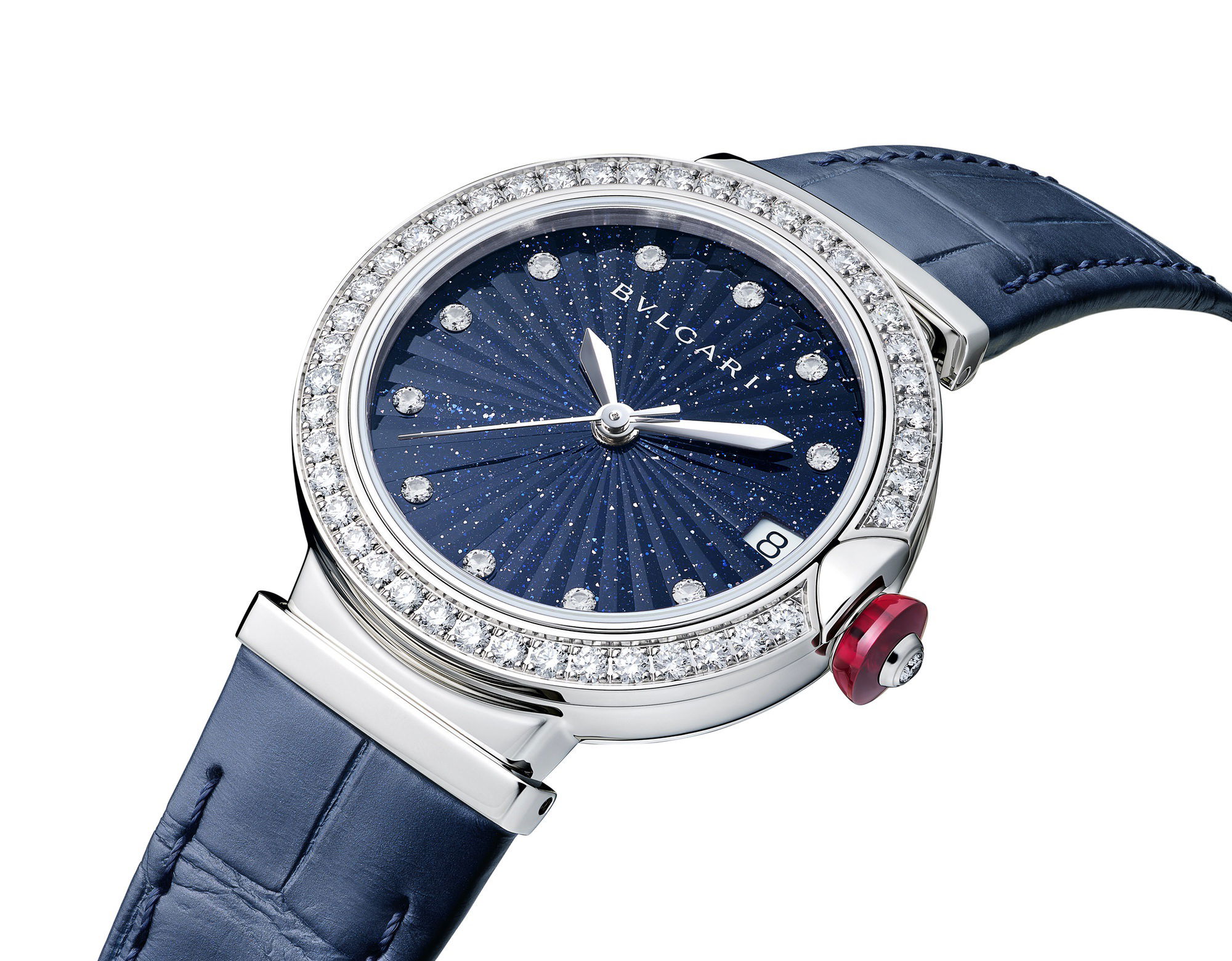 IMG_9081 Bvlgari Lvcea Intarsio Aventurine 33mm 103620 Replica 7