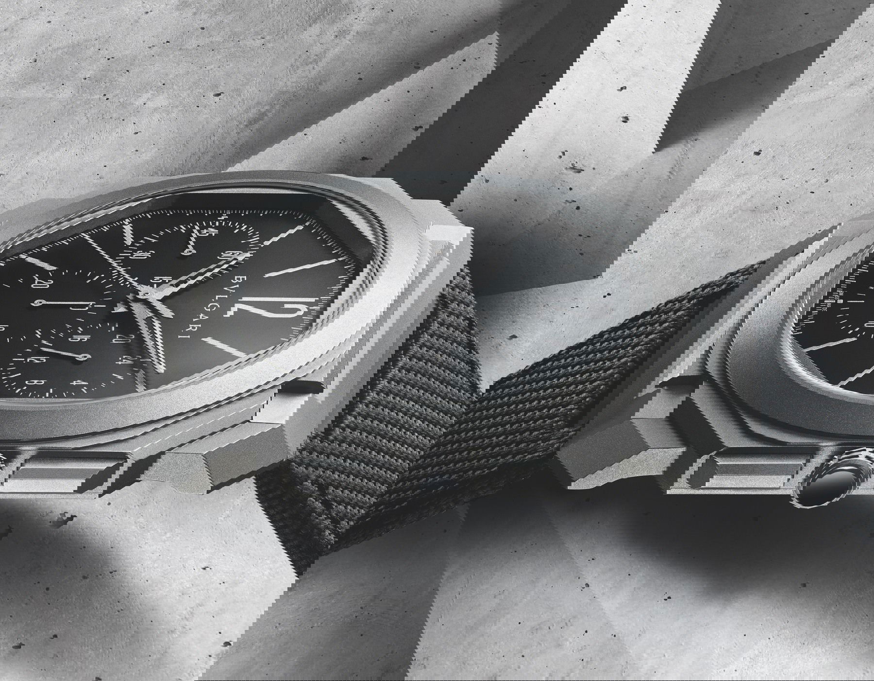 IMG_9081 Bvlgari Octo Finissimo Chronograph GMT Titanium 103371 Replica 7