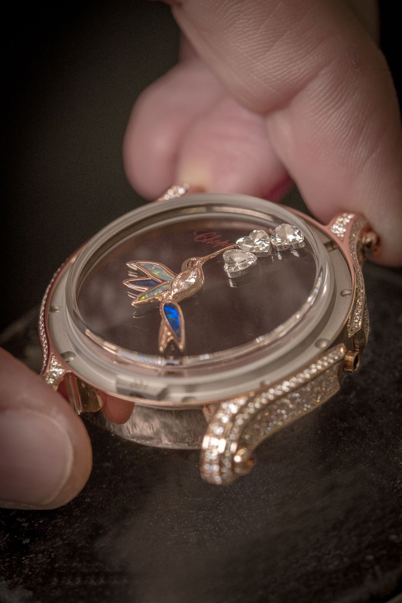 IMG_9081 Chopard Happy Sport Metiers d’Art Hummingbird Edition 274425-5002 Replica 7