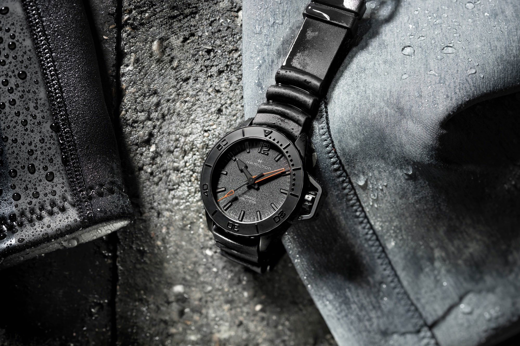 Hamilton Khaki Navy Frogman Auto 46mm H77845330 Replica 7