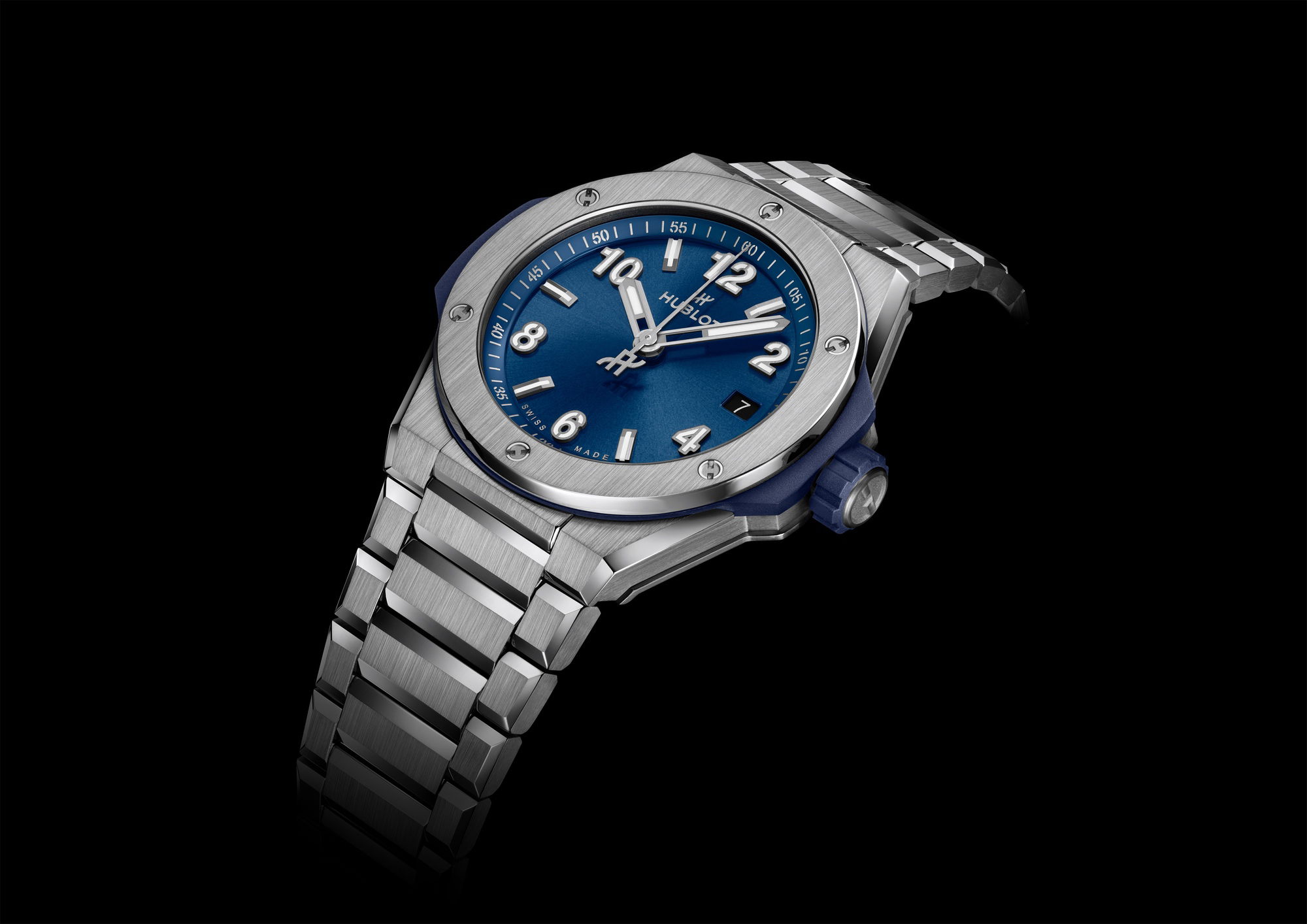 IMG_9081 Hublot Big Bang Integrated Time Only Titanium Blue 457.NX.7170.NX Replica 7