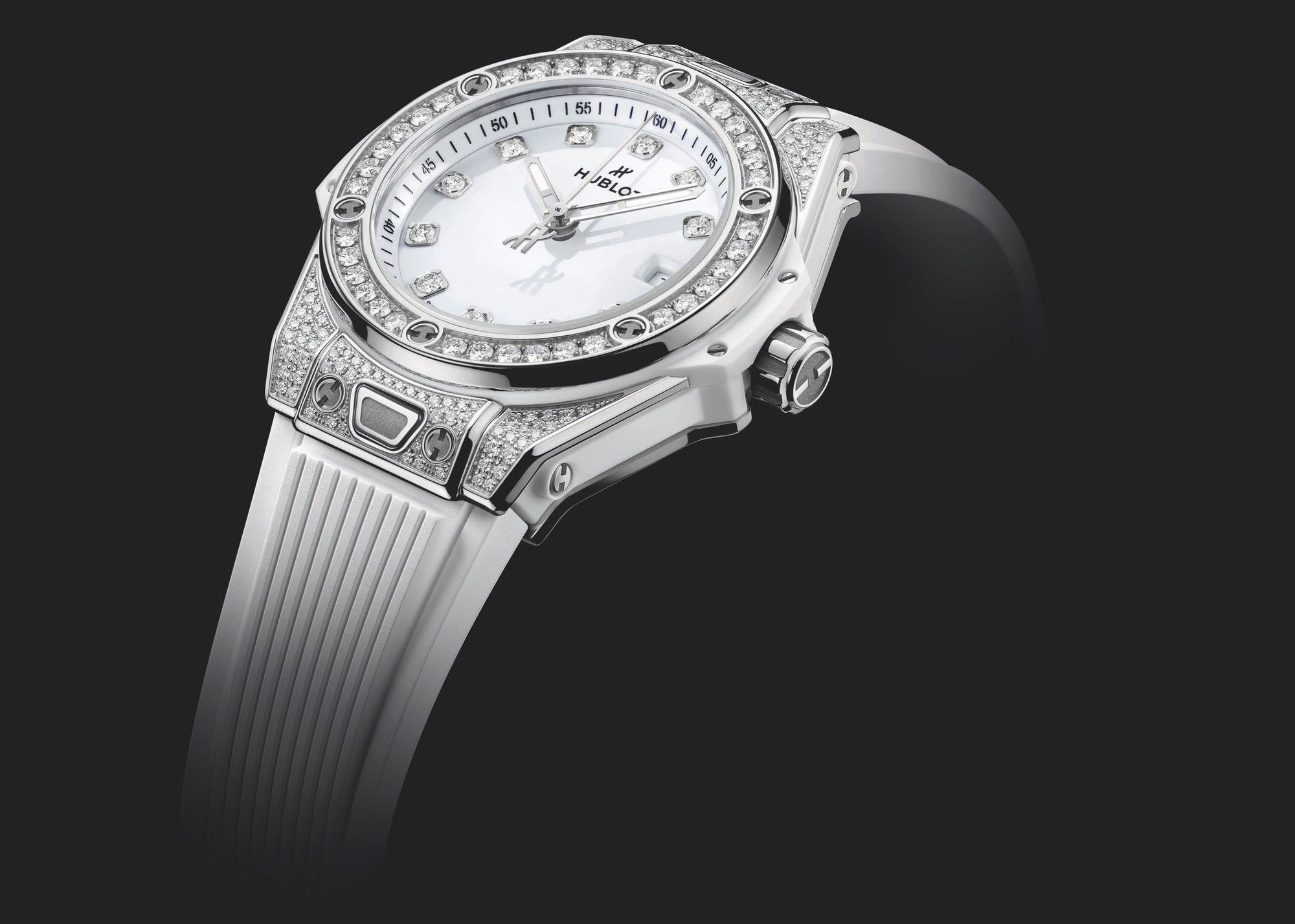 IMG_9081 Hublot Big Bang One Click Steel White Pave 485.SE.2210.RW.1604 Replica 7