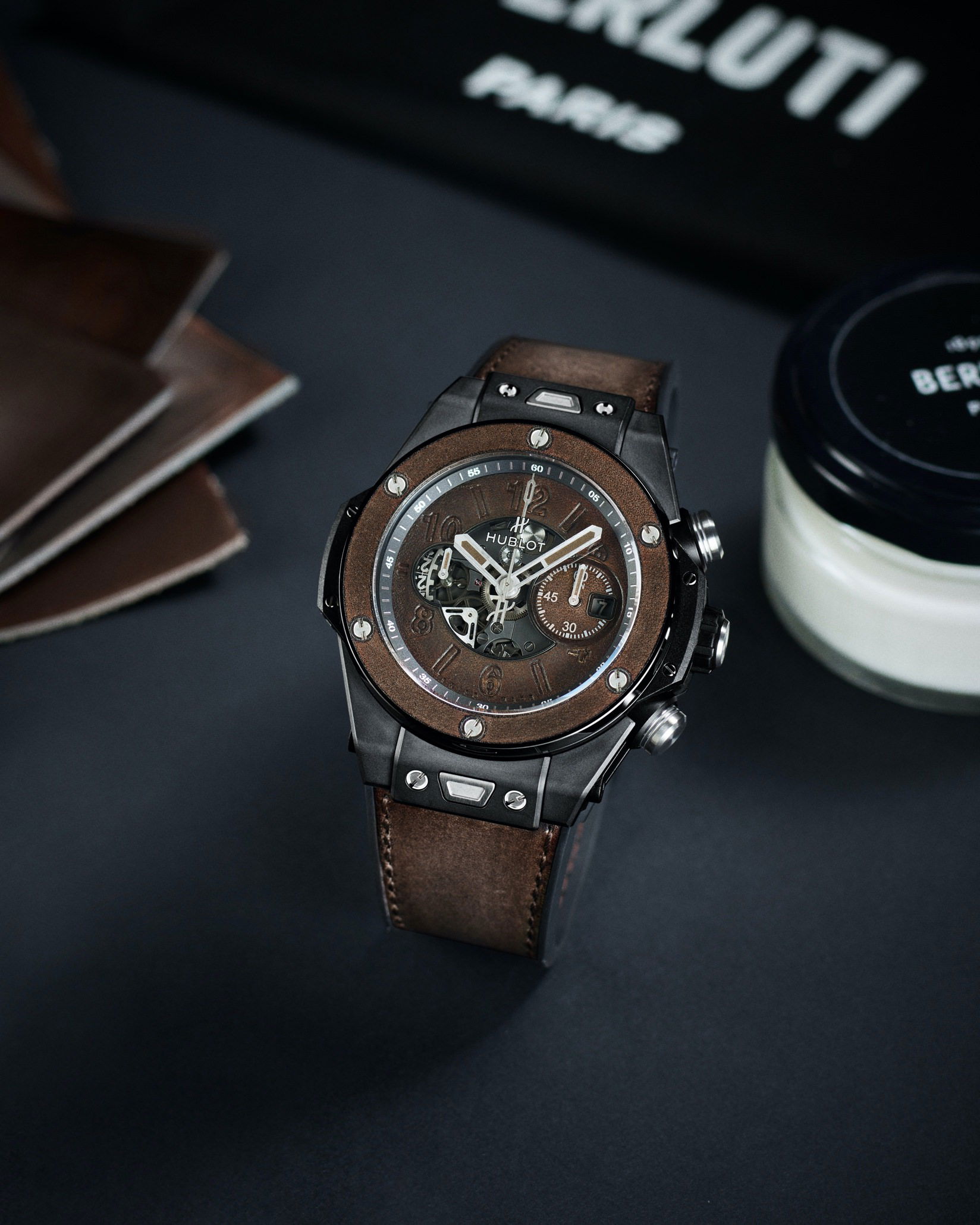 Hublot Big Bang Unico Berluti Cold Brown 411.CI.0500.VR.BER20 Replica 7