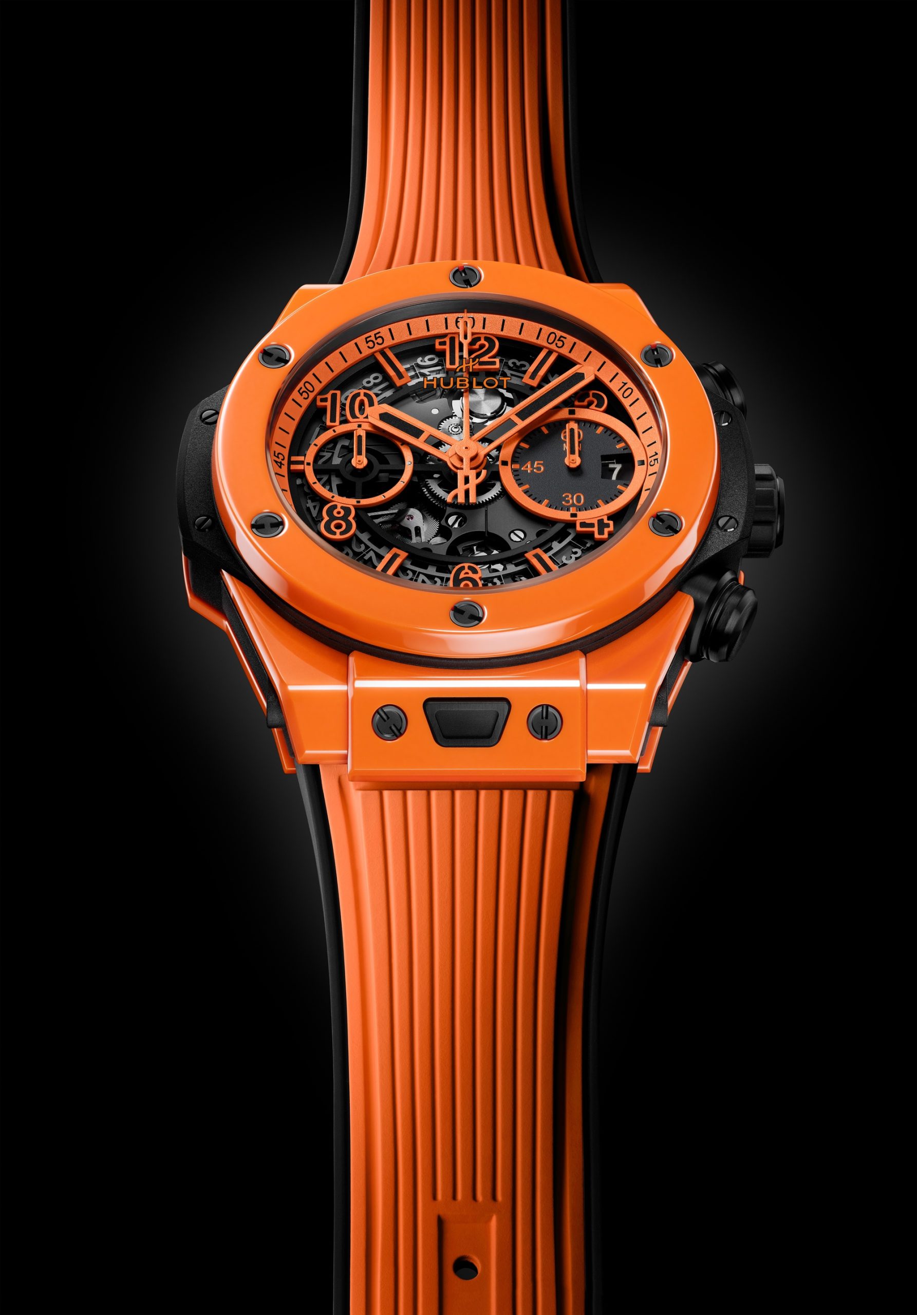 IMG_9081 Hublot Big Bang Unico Orange Ceramic 441.CU.5910.RX Replica 7
