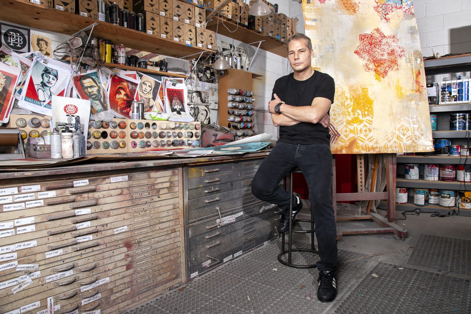 Hublot Classic Fusion Chronograph Shepard Fairey 525.NX.0137.RX.SHF21 Replica 7