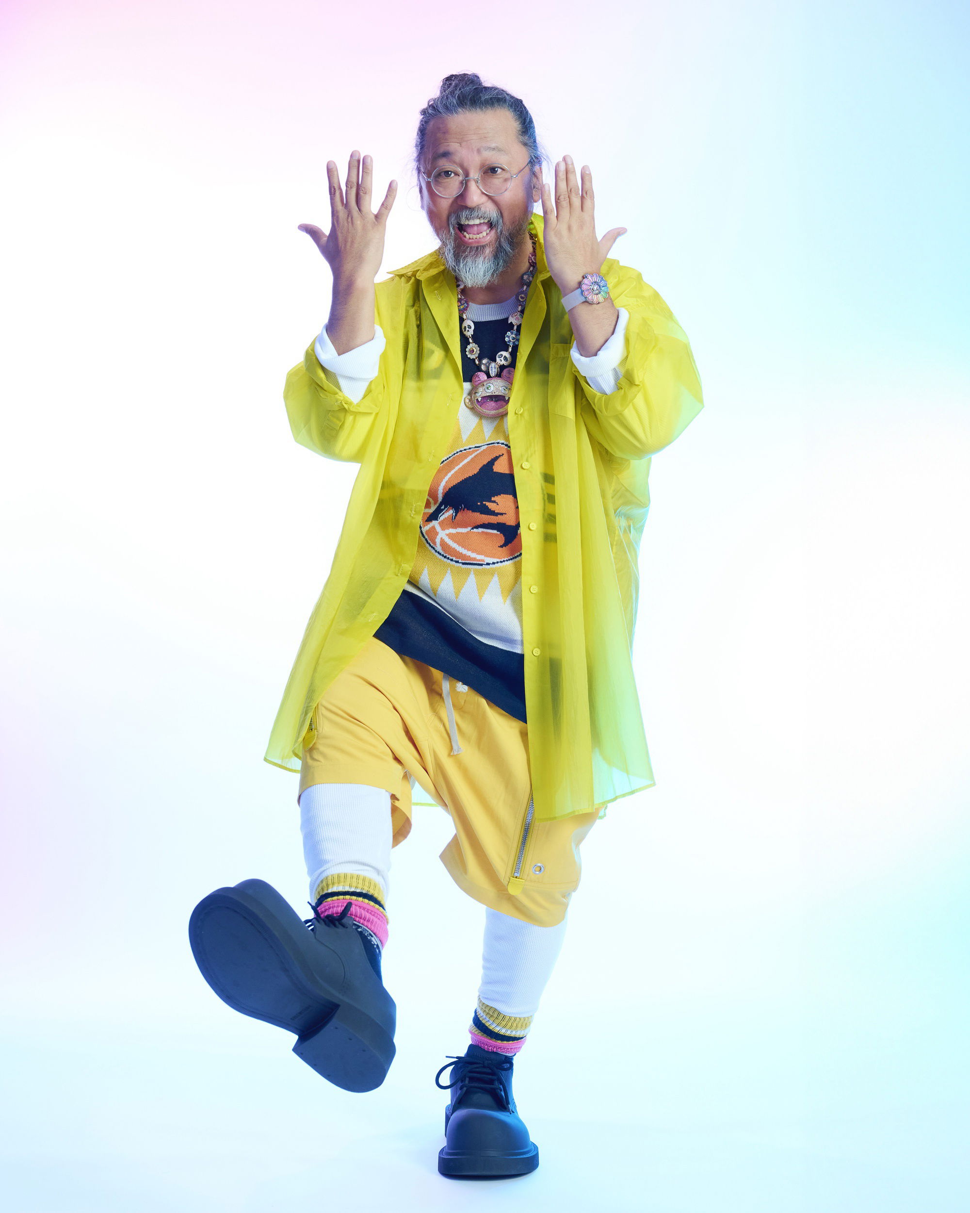 IMG_9081 Hublot MP-15 Takashi Murakami Tourbillon Sapphire Rainbow 915.JX.4802.RT.1199 Replica 7