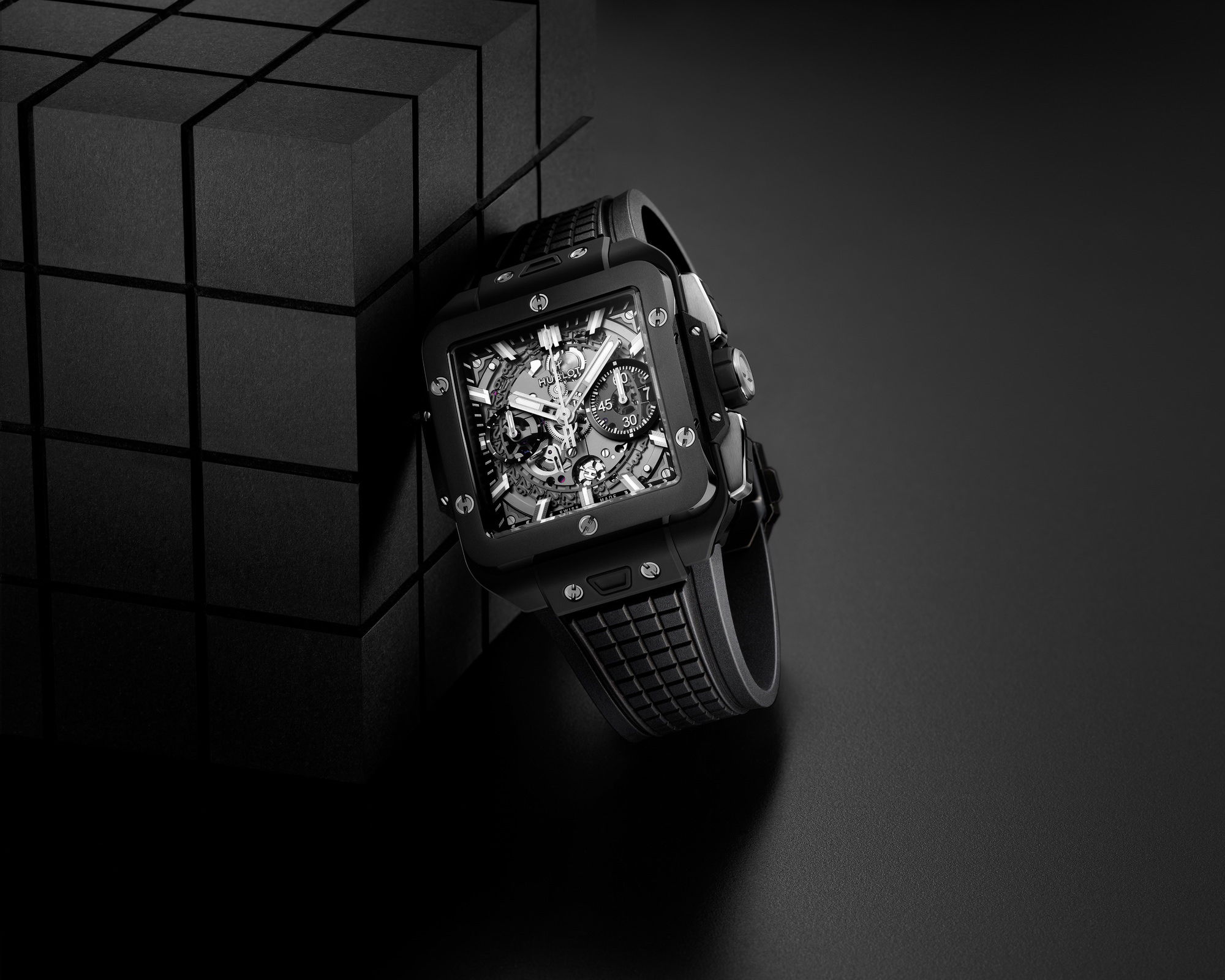 Hublot Square Bang Unico Black Magic 821.CI.0170.RX Replica 7