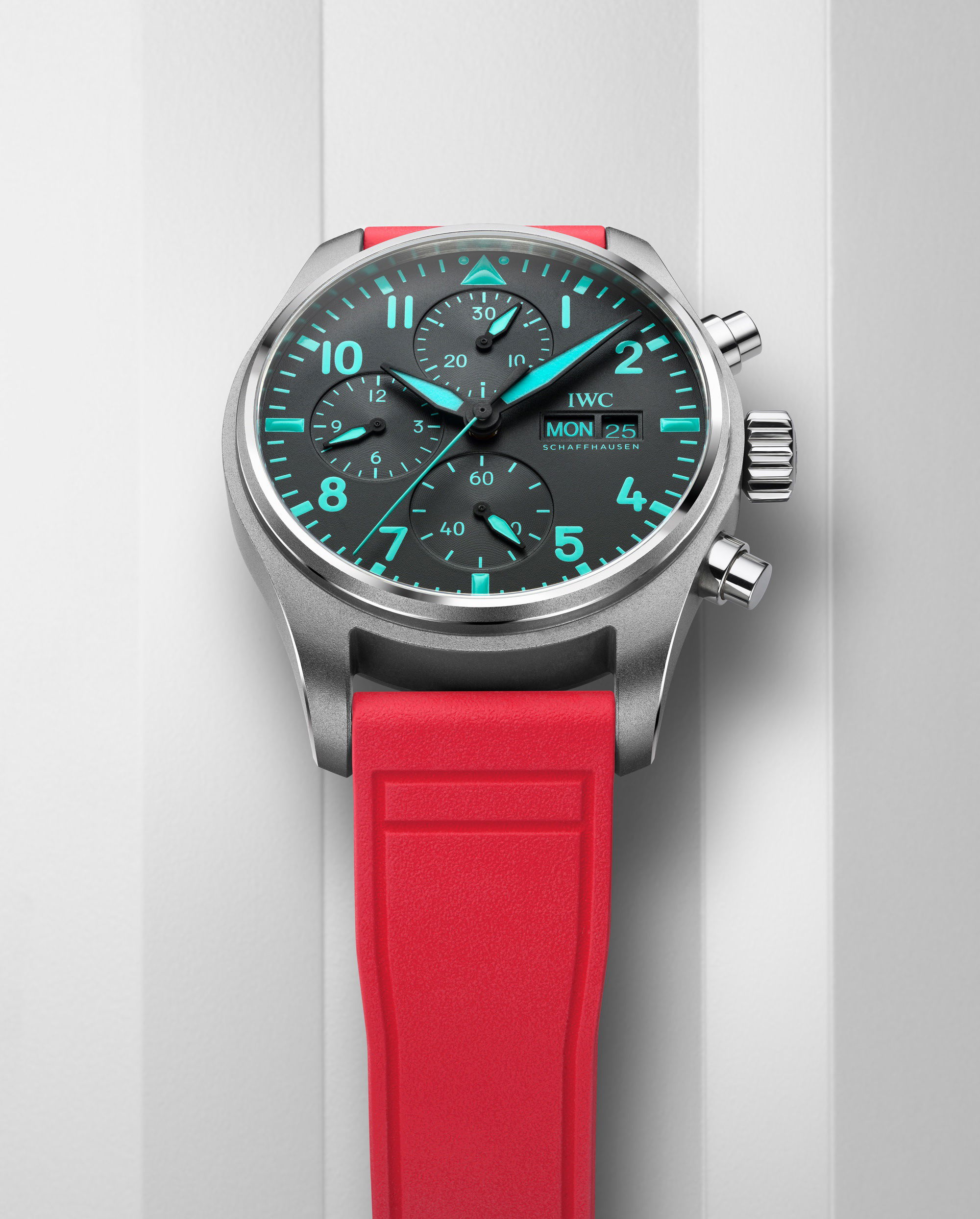 IMG_9081 IWC Pilot’s Watch Chronograph 41 Mercedes-AMG Petronas Formula One Team IW388114 Replica 7