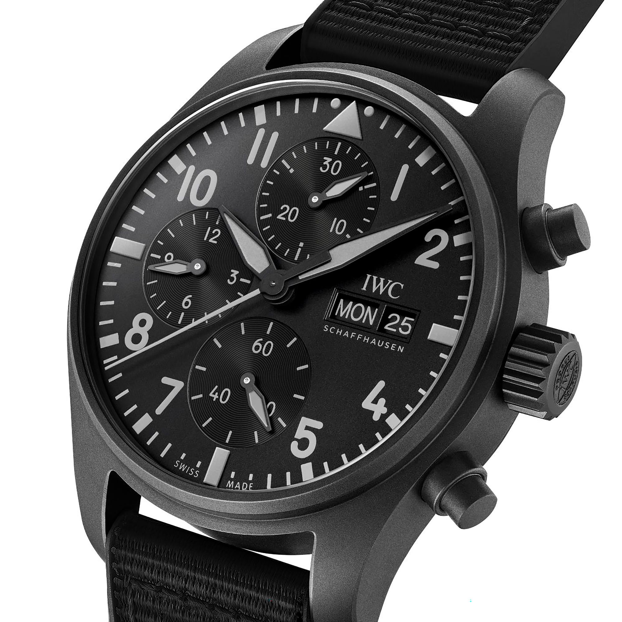 IWC Pilot’s Watch Chronograph 41 Top Gun Edition Ceratanium IW388106 Replica 7
