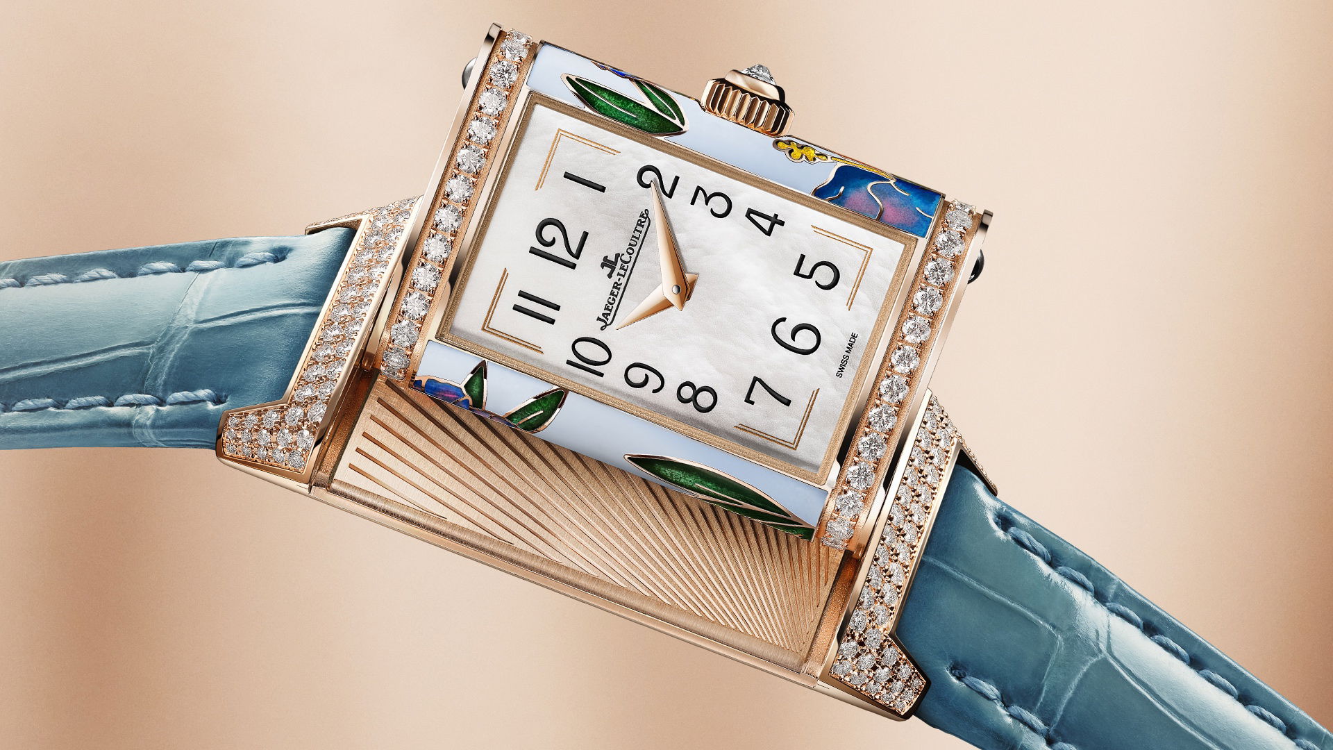 Jaeger-LeCoultre Reverso One Precious Flowers – Hibiscus Enamel Q3292422 Replica 7