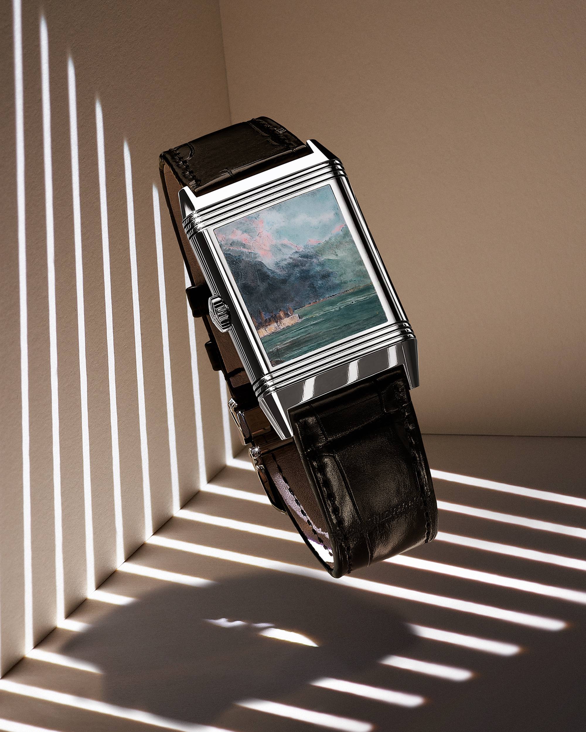 IMG_9081 Jaeger-LeCoultre Reverso Tribute Enamel Hidden Treasure – Courbet Q39334C2 Replica 7