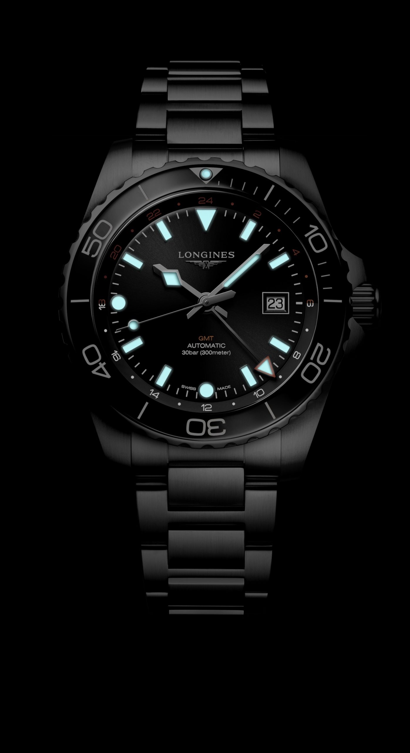 Longines Hydroconquest GMT 43 L3.890.4.56.6 Replica 7