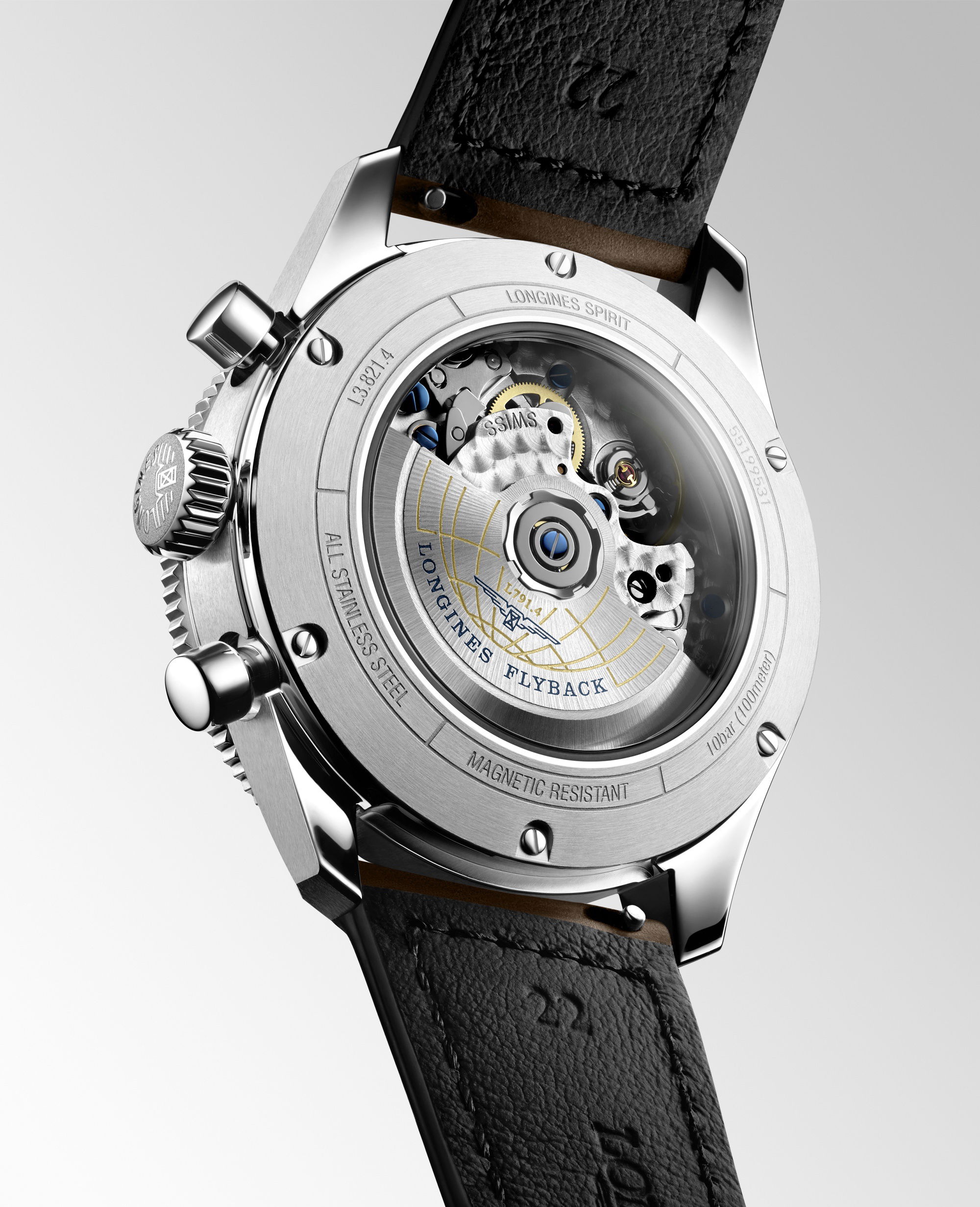 IMG_9081 Longines Spirit Flyback “Pioneering Flyback Chronographs” L3.821.4.53.2 Replica 7