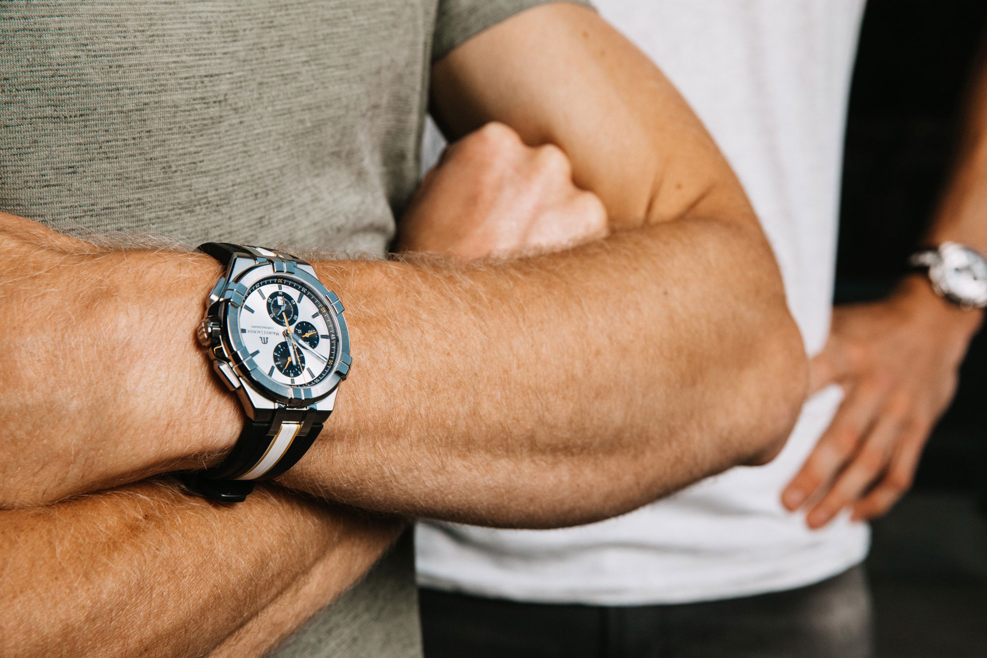 Maurice Lacroix Aikon Quartz Chronograph 44 Special Edition KOTC Titanium AI1018-TT030-130-K Replica 7