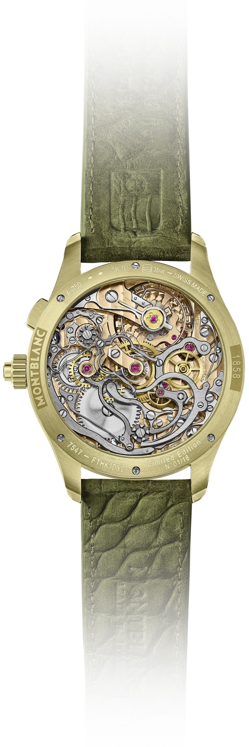 IMG_9081 Montblanc 1858 Split Second Chronograph Limited Edition 18 128085 Replica 7