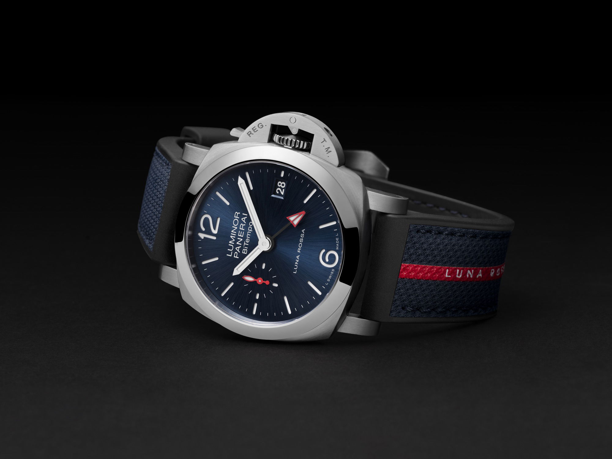 Panerai Luminor Quaranta Bitempo Luna Rossa PAM01404 Replica 7