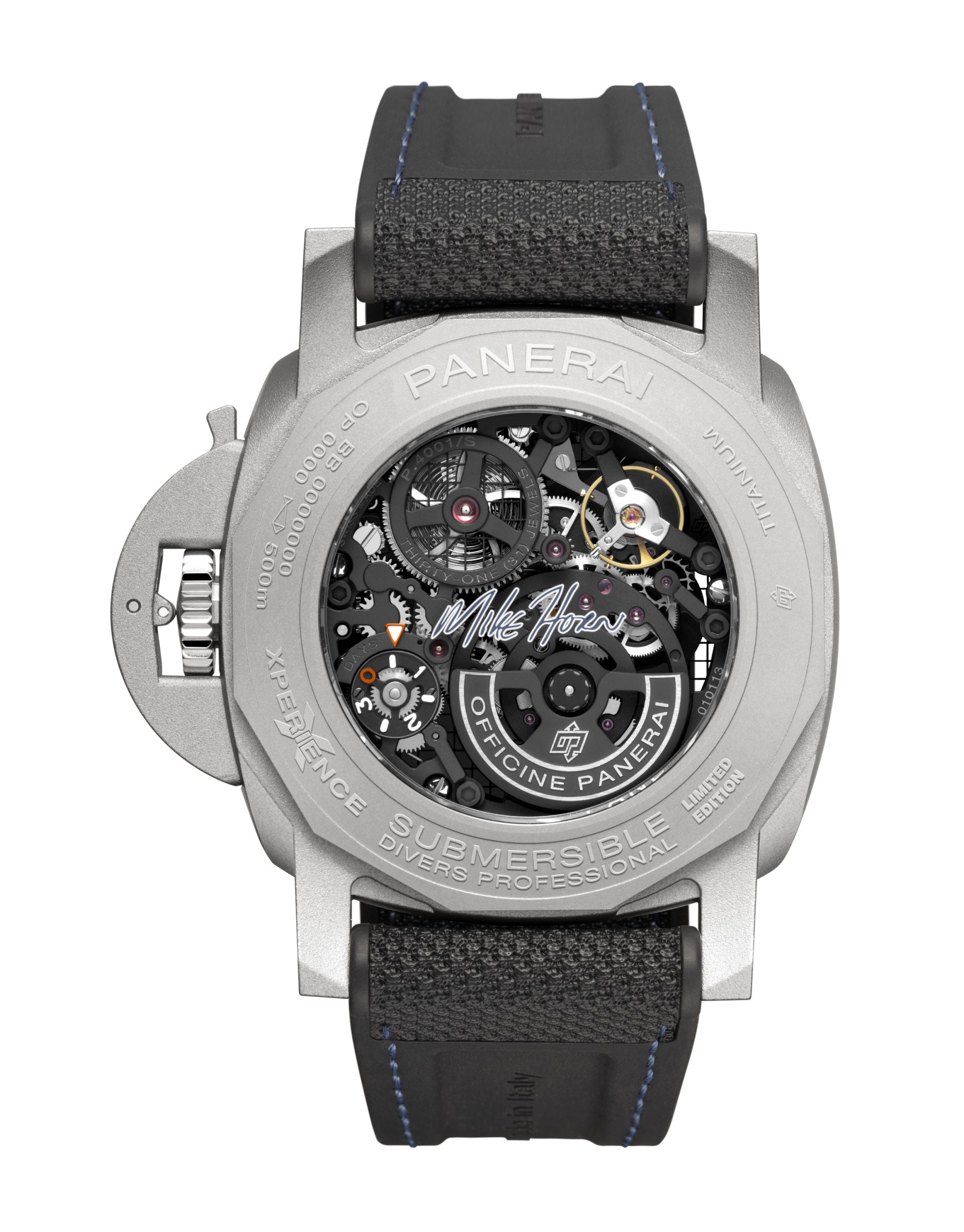 IMG_9081 Panerai Submersible GMT Titanio Mike Horn Experience Edition PAM01670 Replica 7