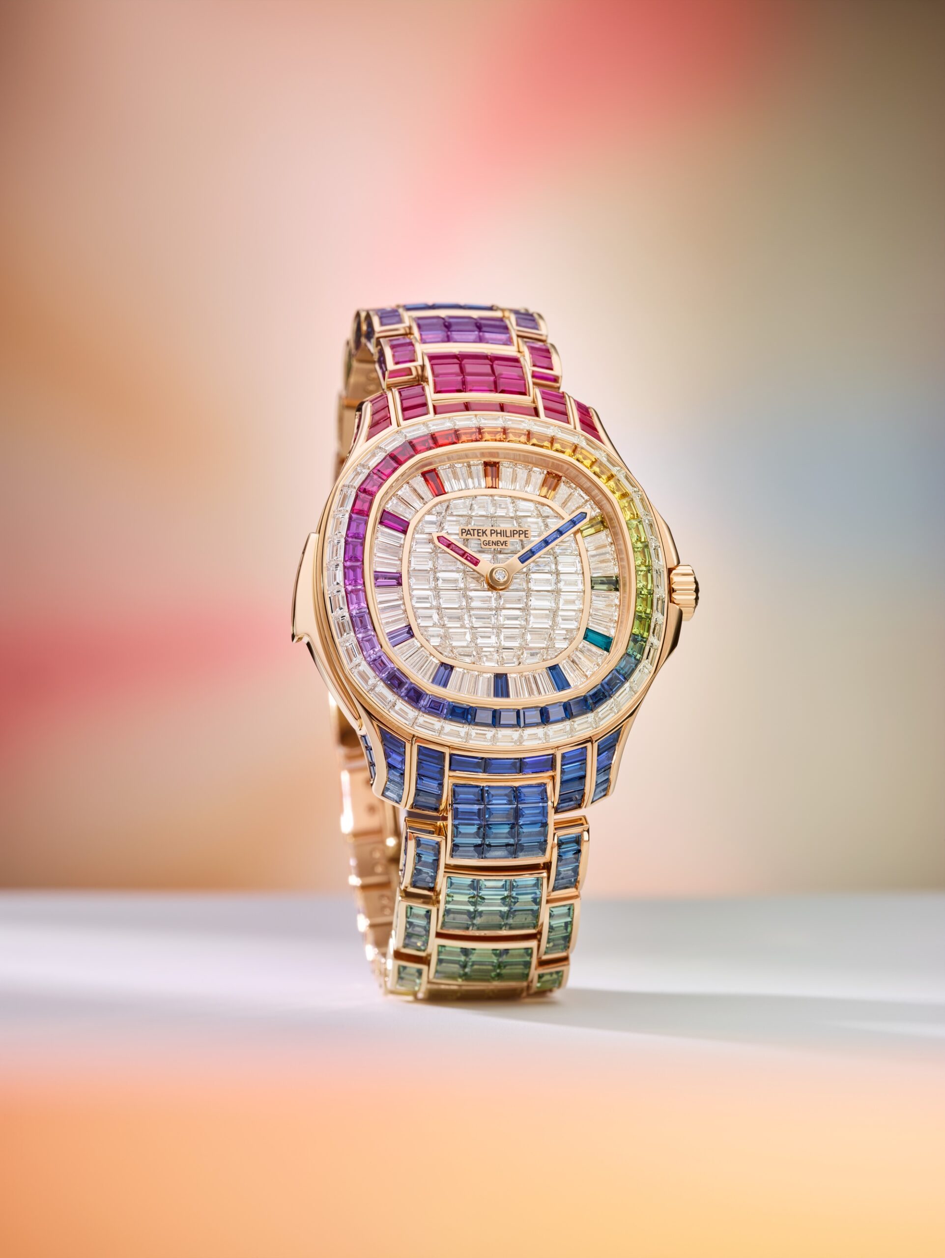 Patek Philippe Aquanaut Luce Rainbow Minute Repeater Haute Joaillerie 5260/1455R-001 Replica 7