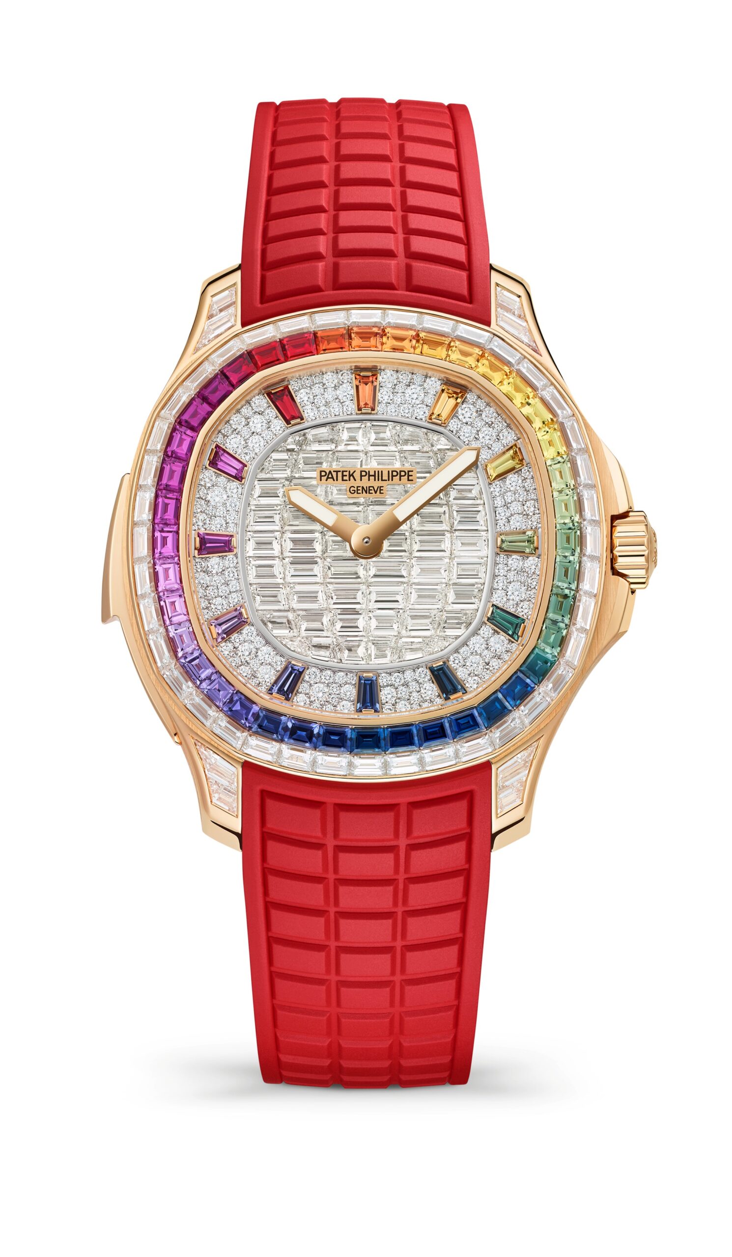 IMG_9081 Patek Philippe Aquanaut Luce Rainbow Minute Repeater Haute Joaillerie 5260/355R-001 Replica 7