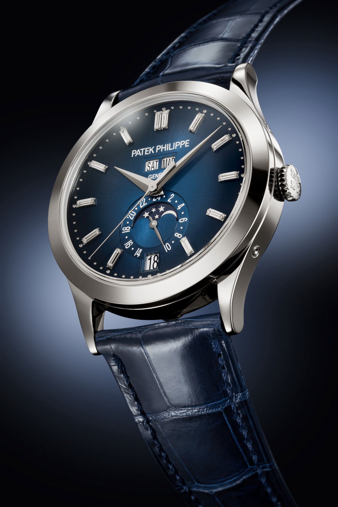 Patek Philippe Complications Annual Calendar Moon Phases 5396G-017 Replica 7