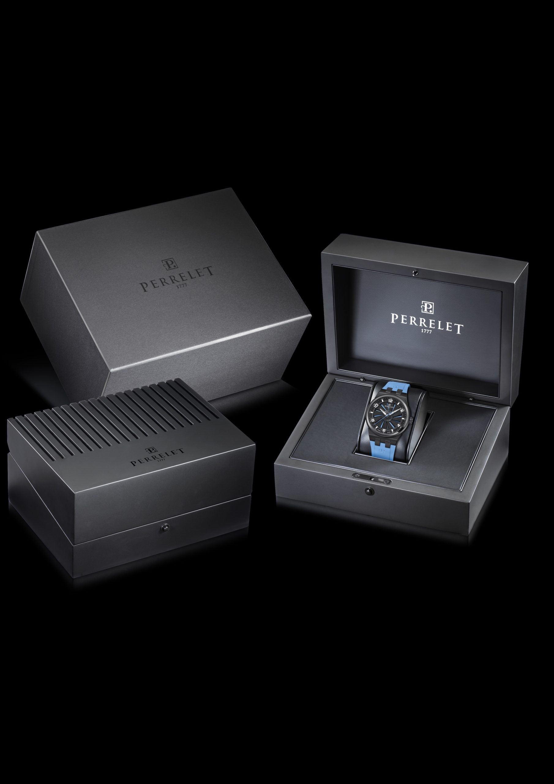 Perrelet Turbine 41 Titanium Ice Blue A4067/7 Replica 7